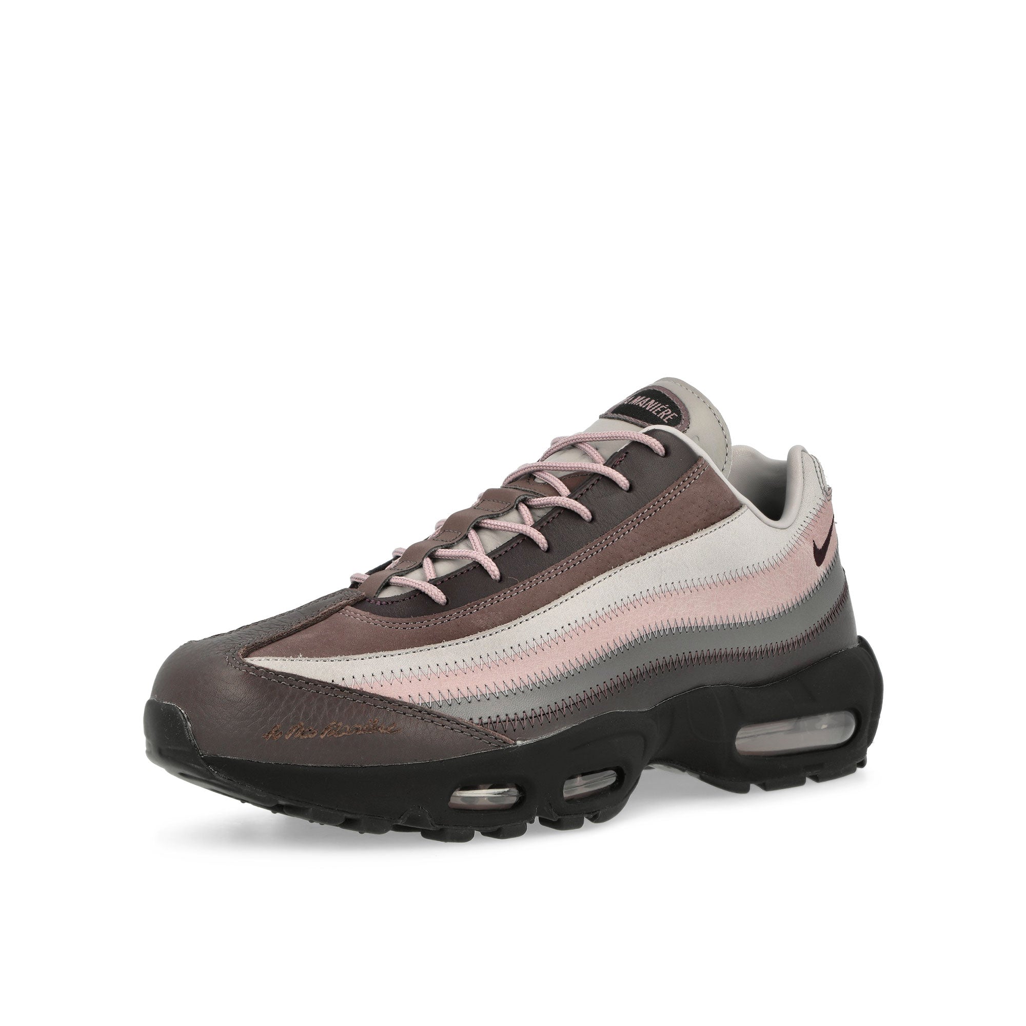 Nike Air Max 95 SP Dark Violet Ore / Burgundy Ash Low Top Sneakers Close Up | Overkill
