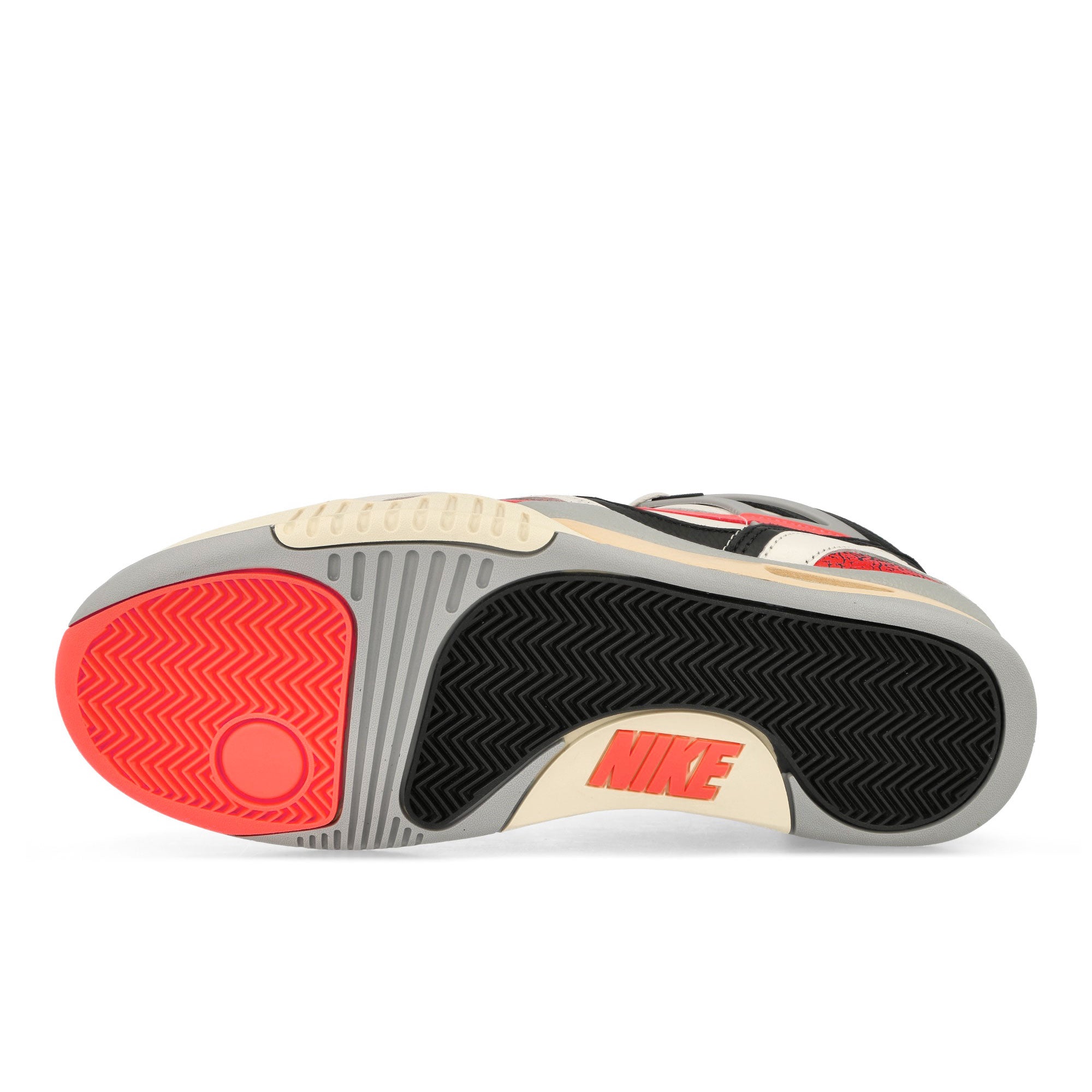 Nike Air Tech Challenge II QS Phantom / Hot Lava - Black - Flight Silver High Top Sneakers Detail View 1 | Overkill