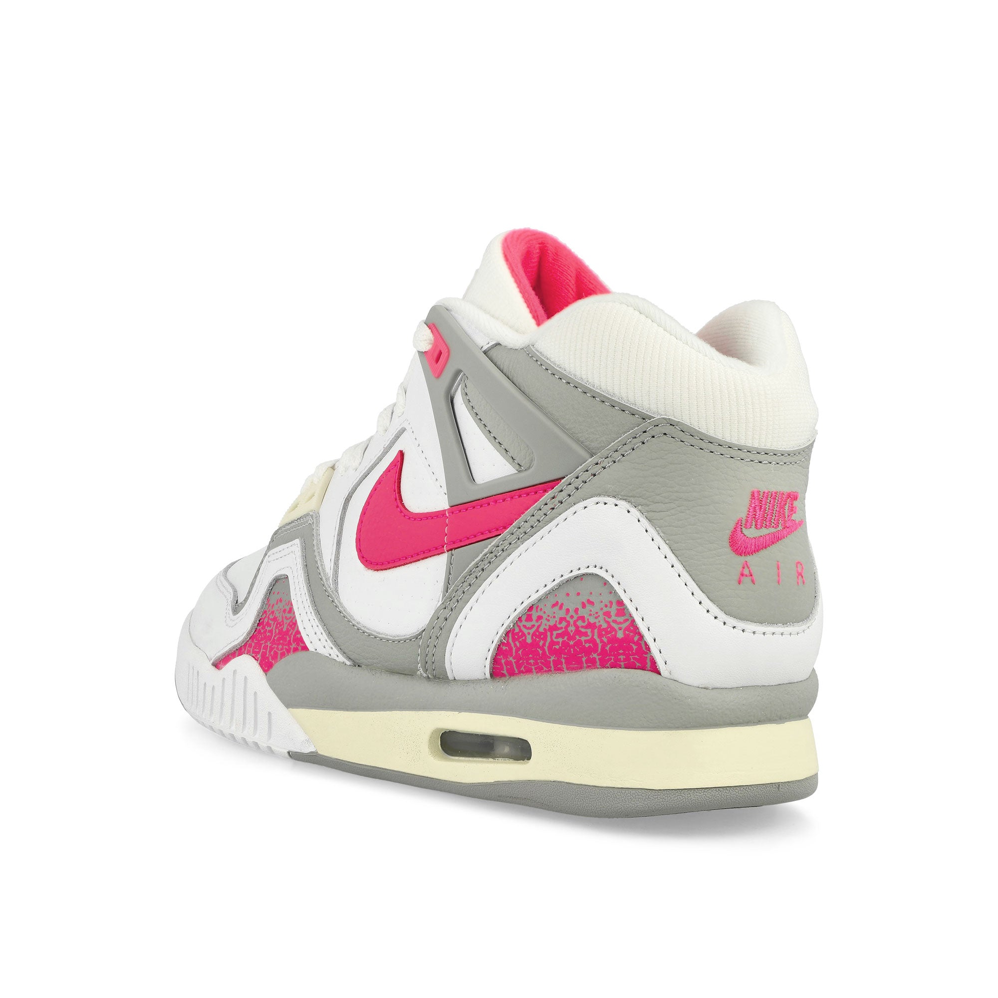 Nike Air Tech Challenge II QS White / Racer Pink - Lt Smoke Grey High Top Sneakers Material | Overkill