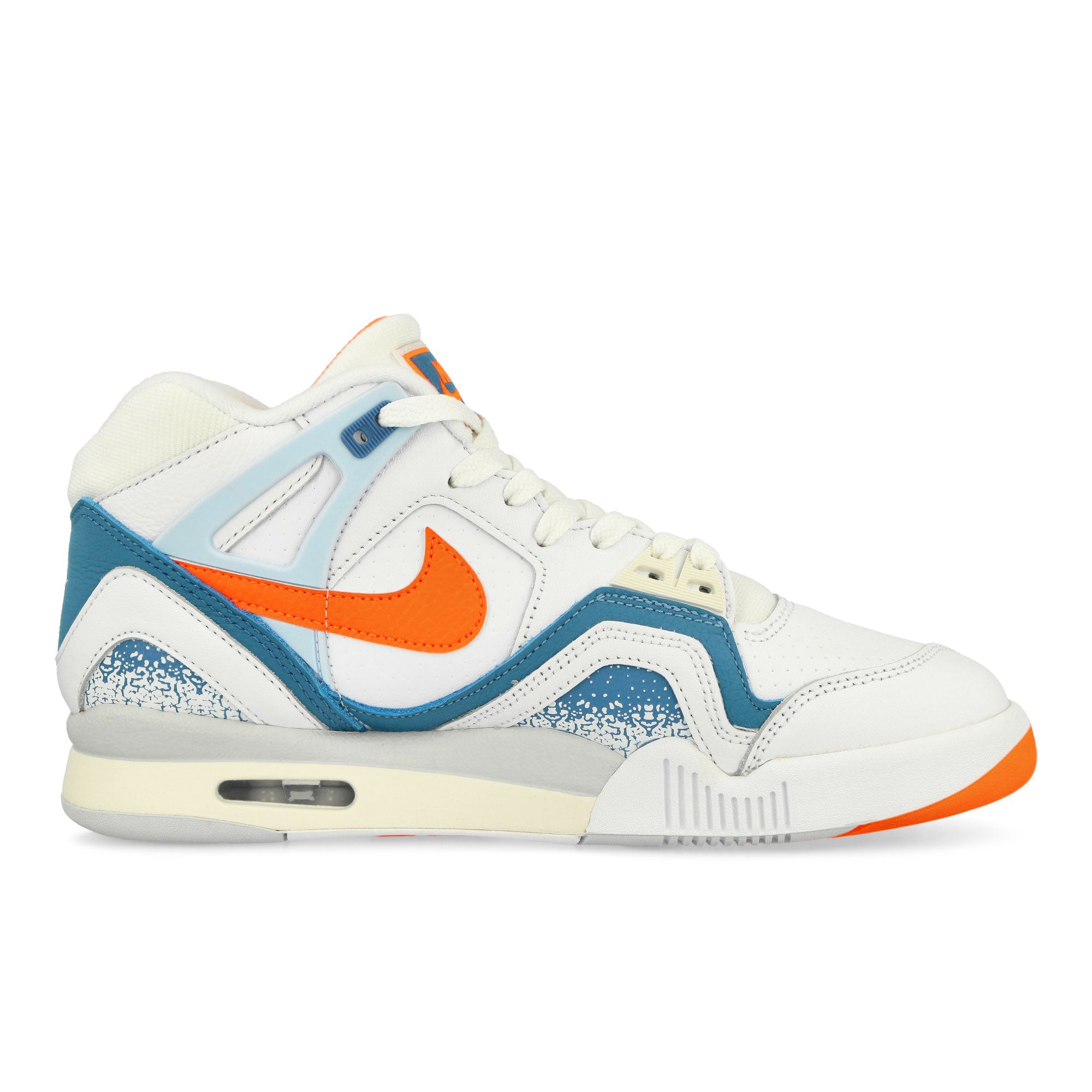 Nike Air Tech Challenge 2 White / Tart - Stone Blue - Football Grey Mid Top Sneakers Silhouette | Overkill
