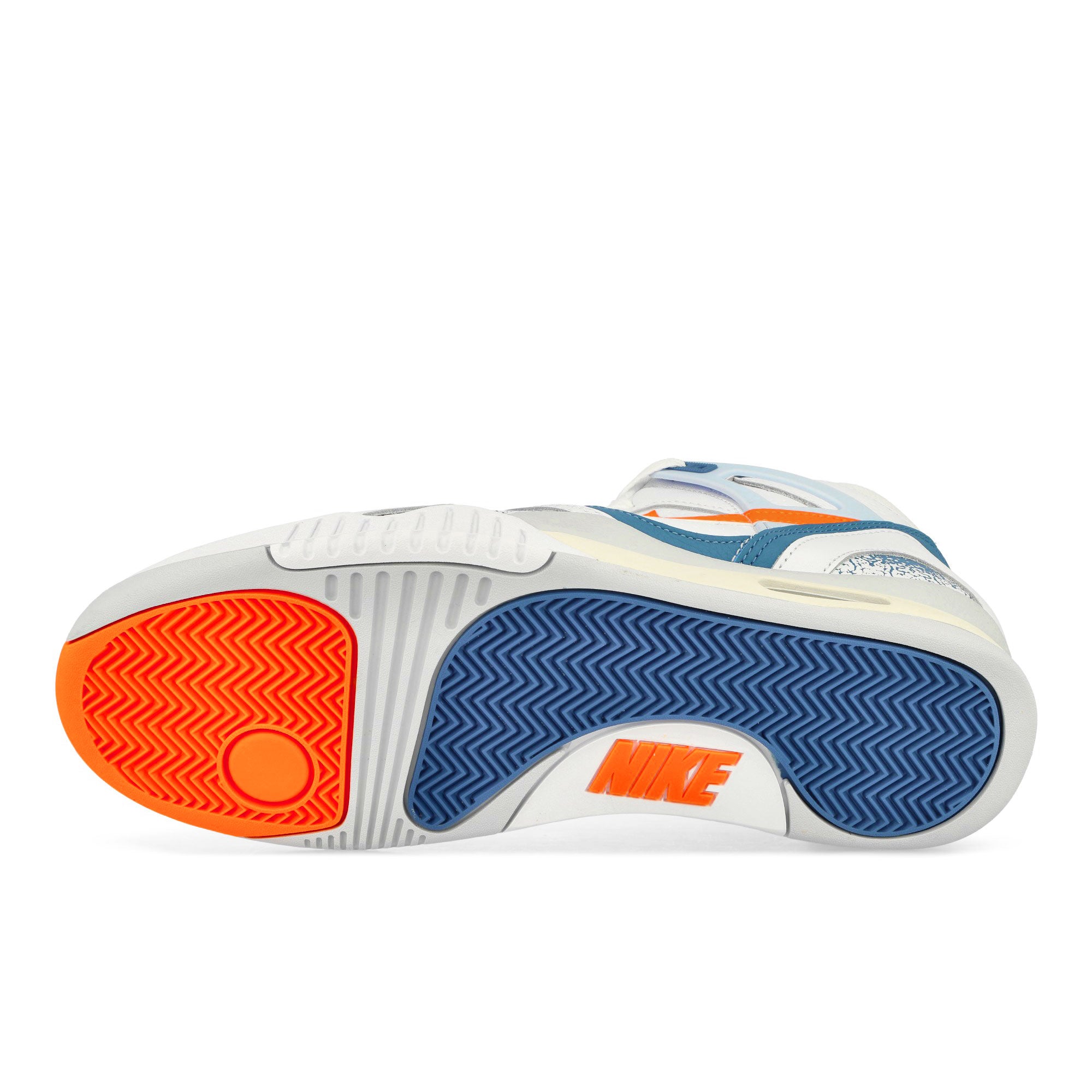 Nike Air Tech Challenge 2 White / Tart - Stone Blue - Football Grey Mid Top Sneakers Detail View 1 | Overkill