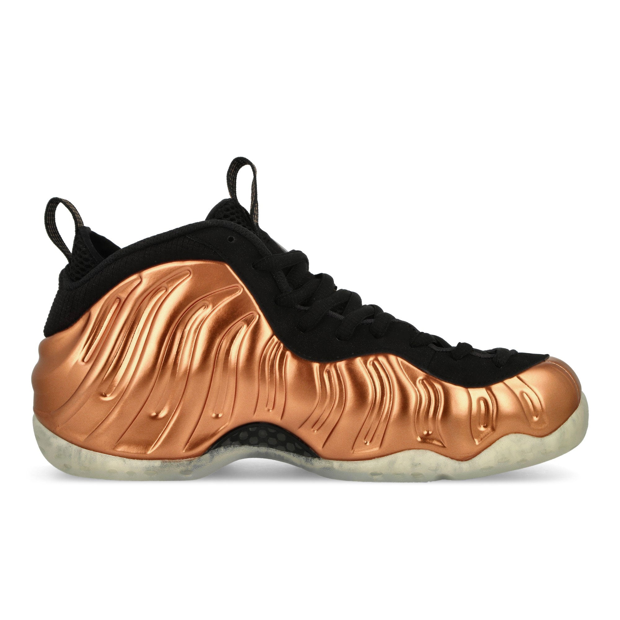 Nike Air Foamposite One Black / Metallic Copper - Off Noir Mid Top Sneakers Silhouette | Overkill