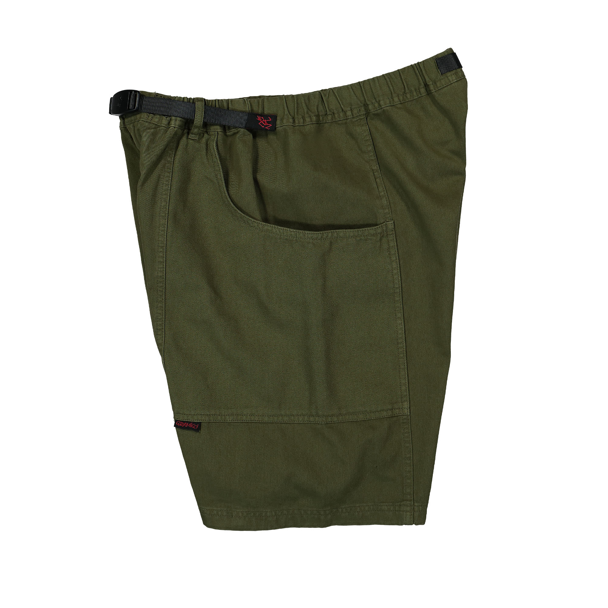 Gramicci Gadget Short Olive Shorts Close-up | Overkill