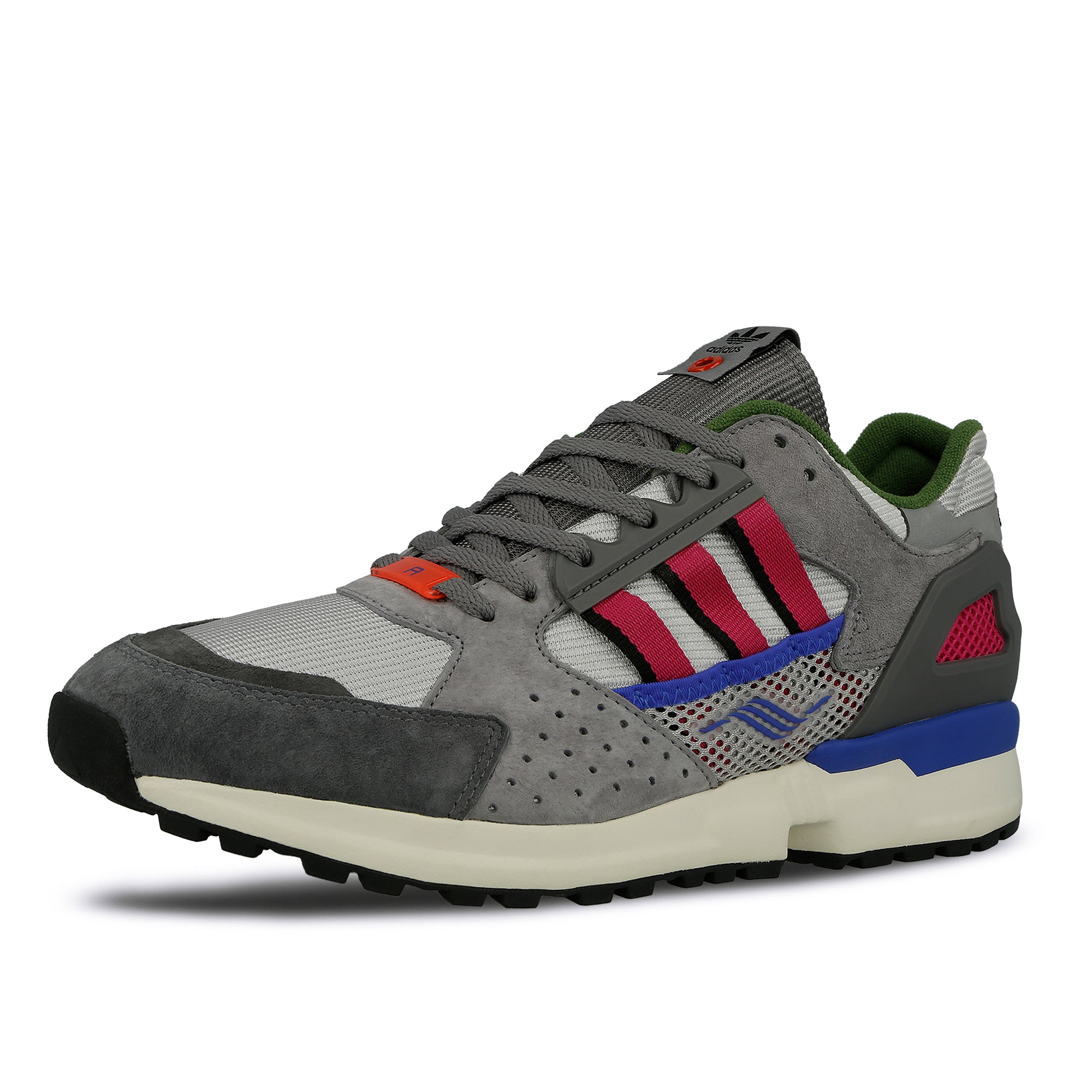 Overkill x adidas Consortium ZX 10000 C Game Overkill Multicolor Low Top Sneakers G26252 Close-up | Overkill