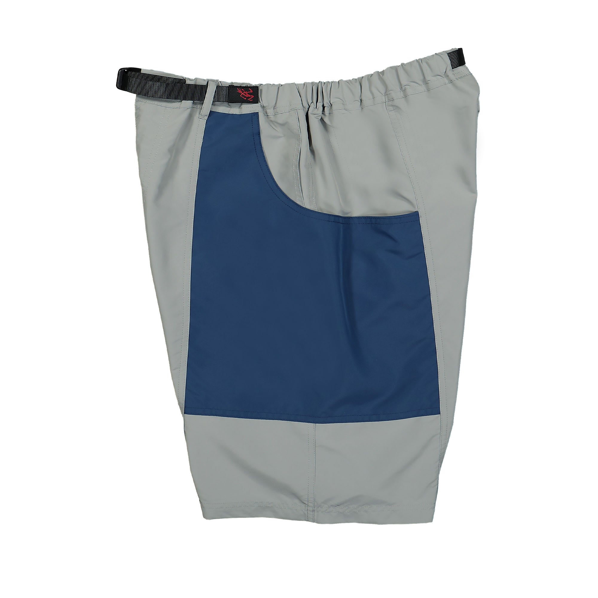 Gramicci Shell Gear Short Grey / Navy Shorts Close-up | Overkill