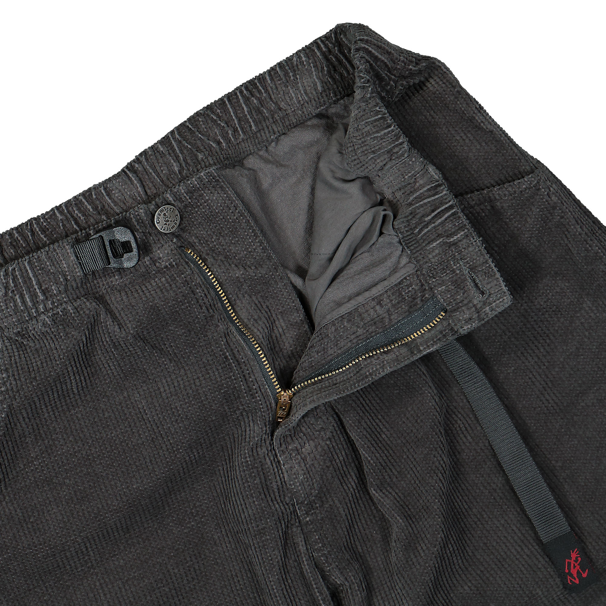 Gramicci Waffle Cord Double-Knee Climber Pant Foggy Grey Dye Casual Pants Detailfoto | Overkill