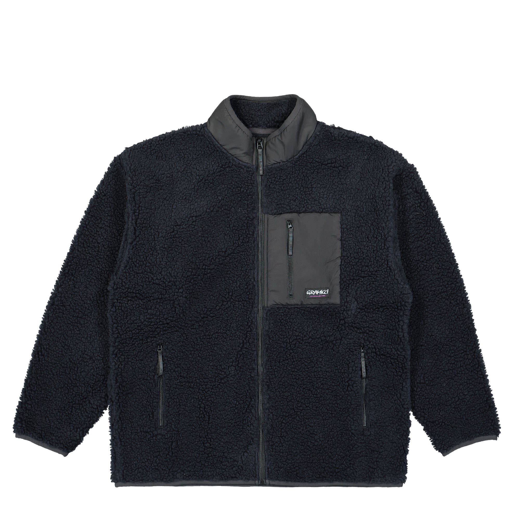 Gramicci Sherpa Jacket Midnight Navy Fleece Jackets G3FU-J061 / Midnight Navy | Overkill
