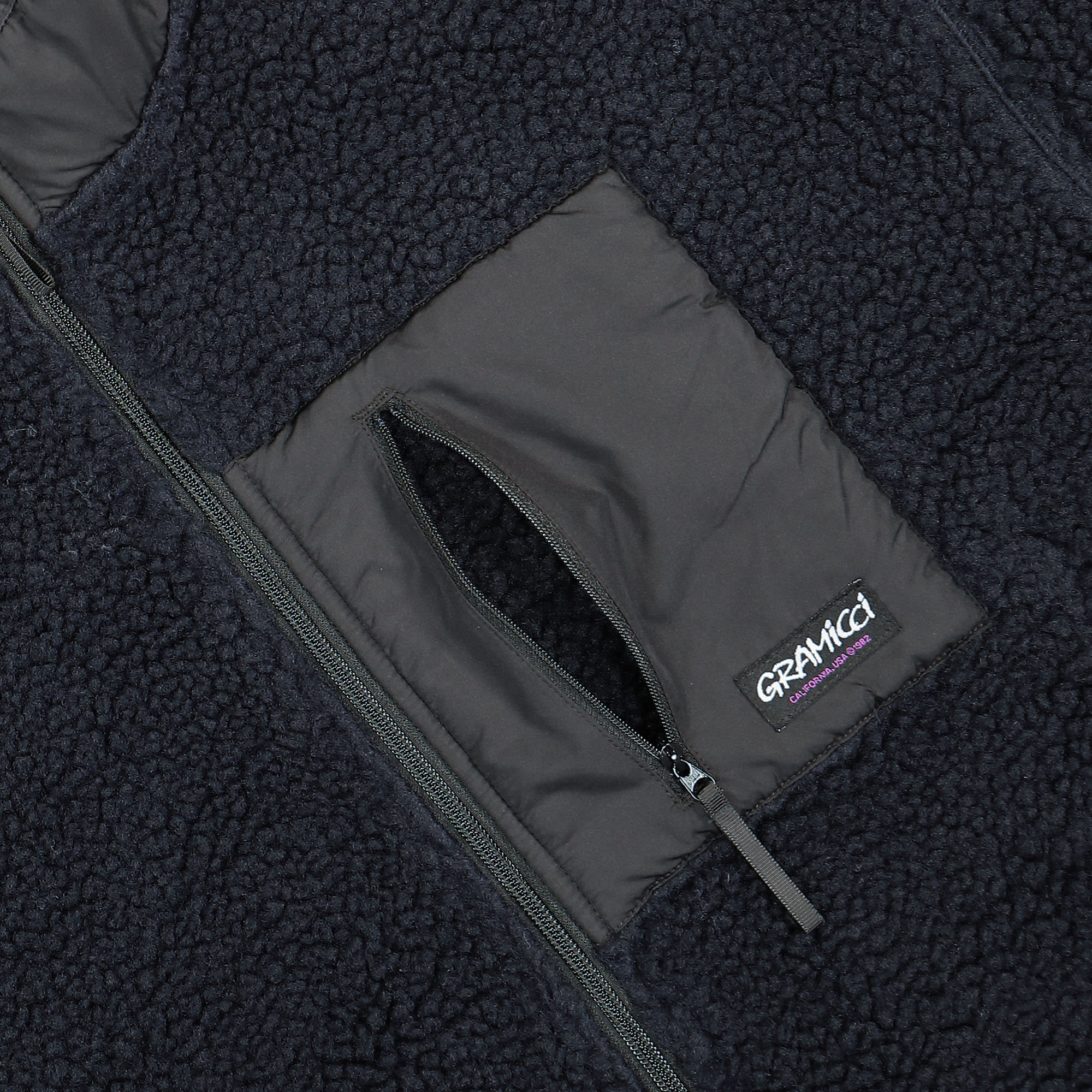 Gramicci Sherpa Jacket Midnight Navy Fleece Jackets Detail view 1 | Overkill