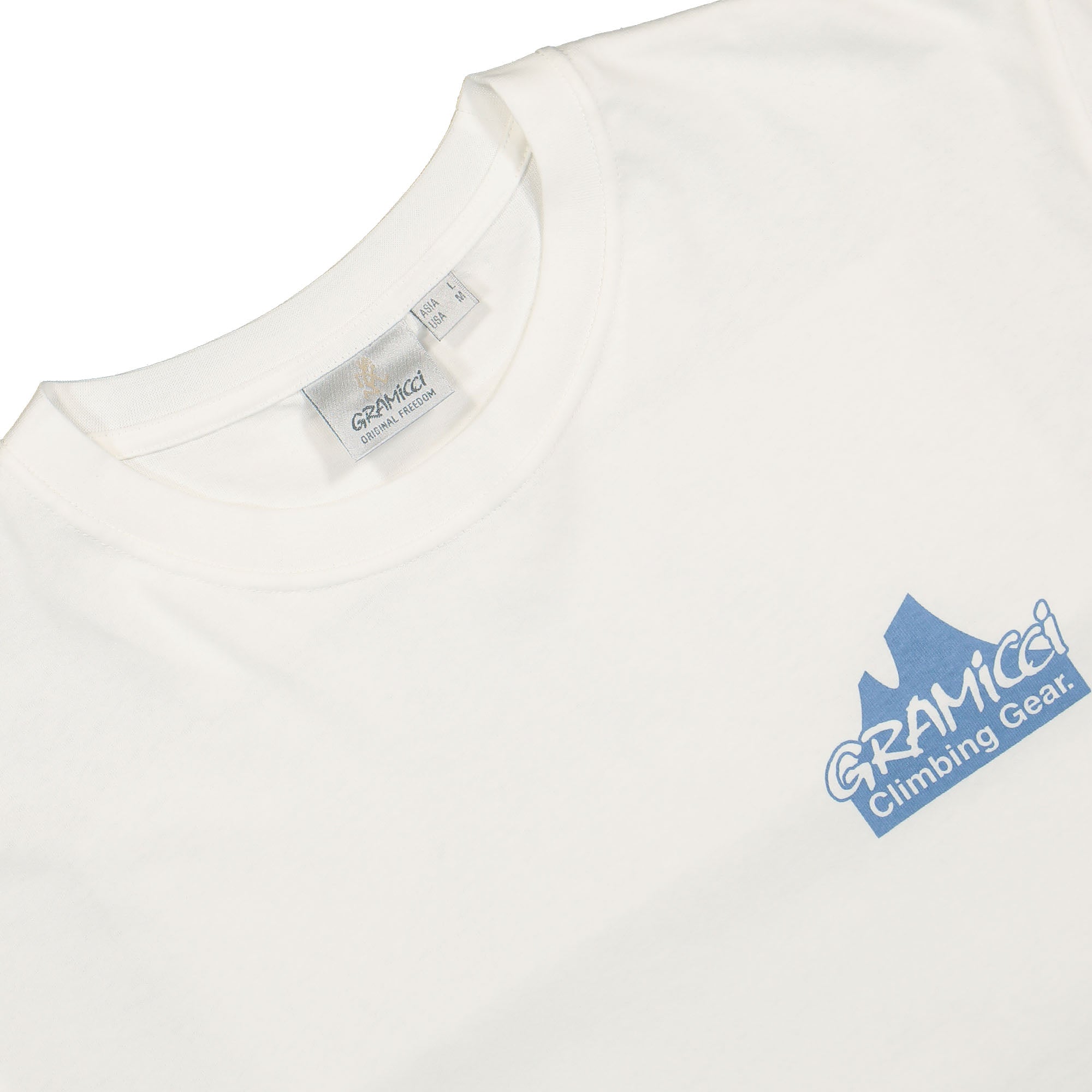 Gramicci Climbing Gear Tee White T-Shirts Material | Overkill