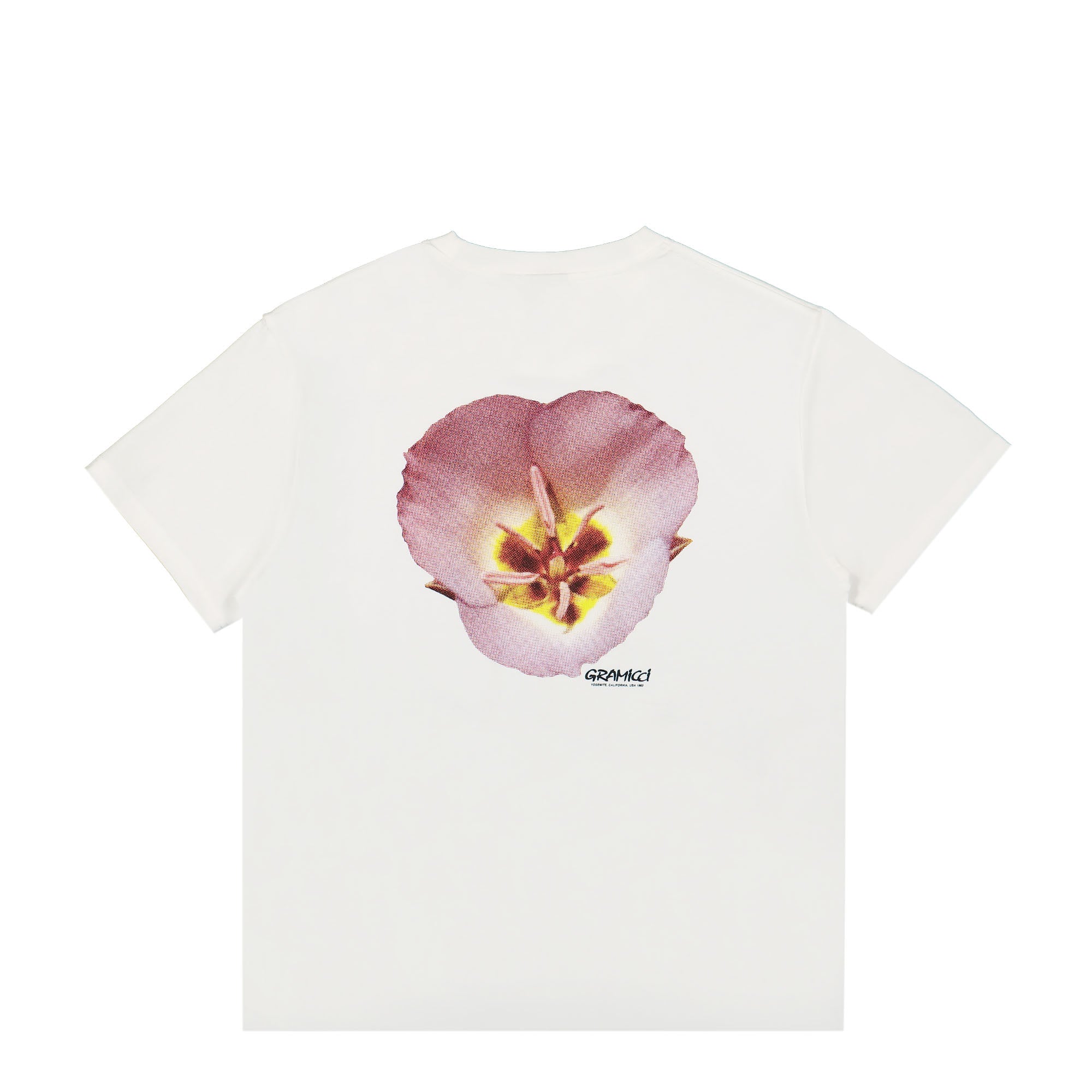 Gramicci Flower Tee White T-Shirts Material | Overkill