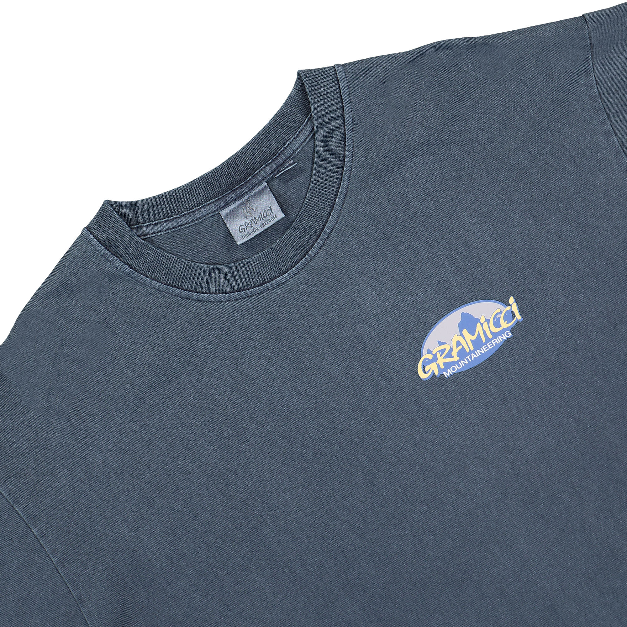 Gramicci Summit L/S Tee Navy Pigment Longsleeves Material | Overkill