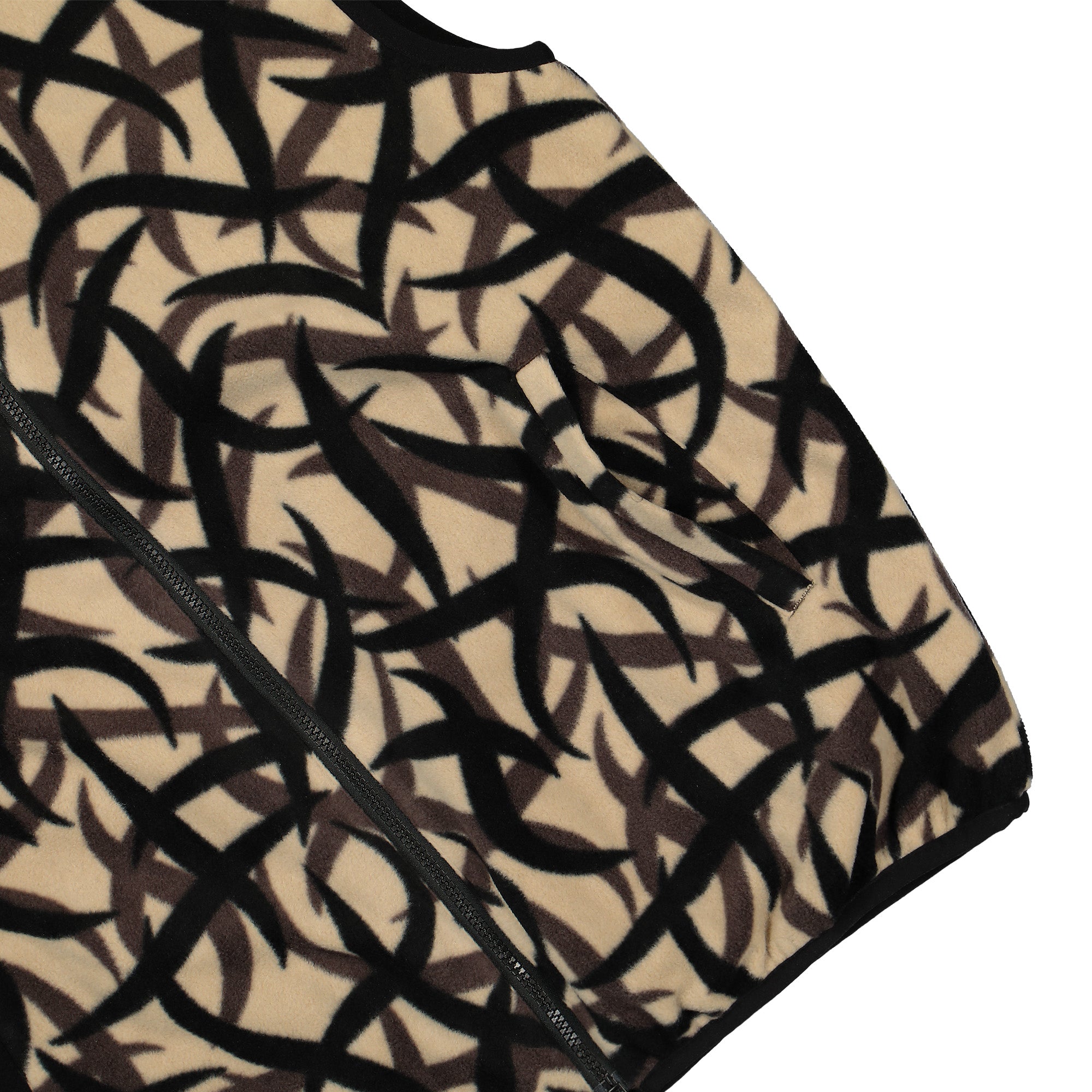 Gramicci Reversible Fleece Vest Tribal Terra Vests Detail view 2 | Overkill