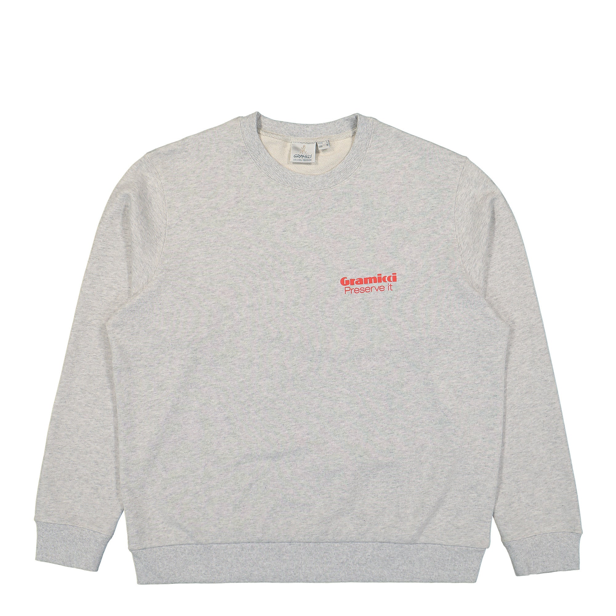 Gramicci Preserve It Sweatshirt Grey Heather Sweatshirts G4FU-J115 / Grey Heather | Overkill