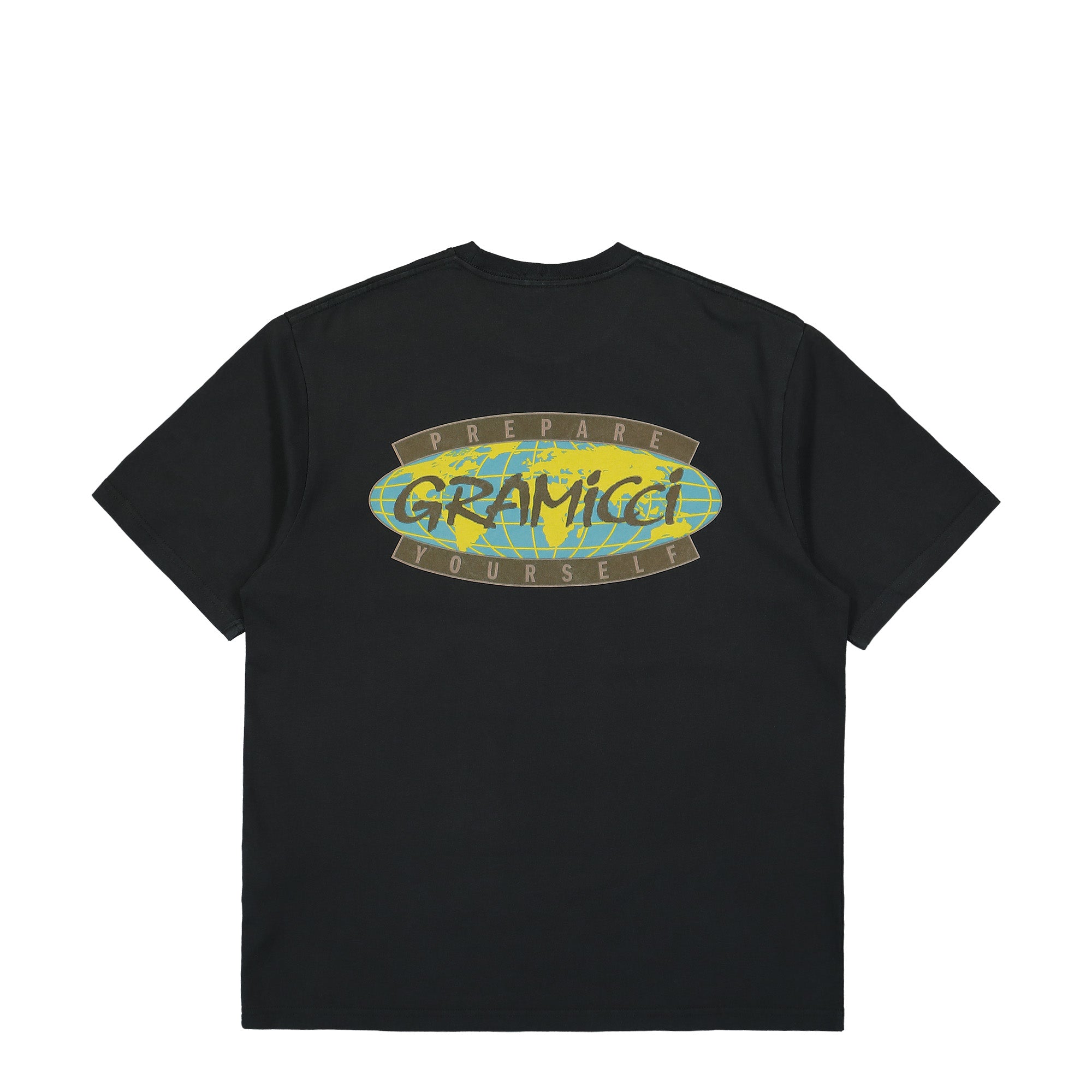 Gramicci Prepare Yourself Tee Vintage Black T-Shirts Material | Overkill