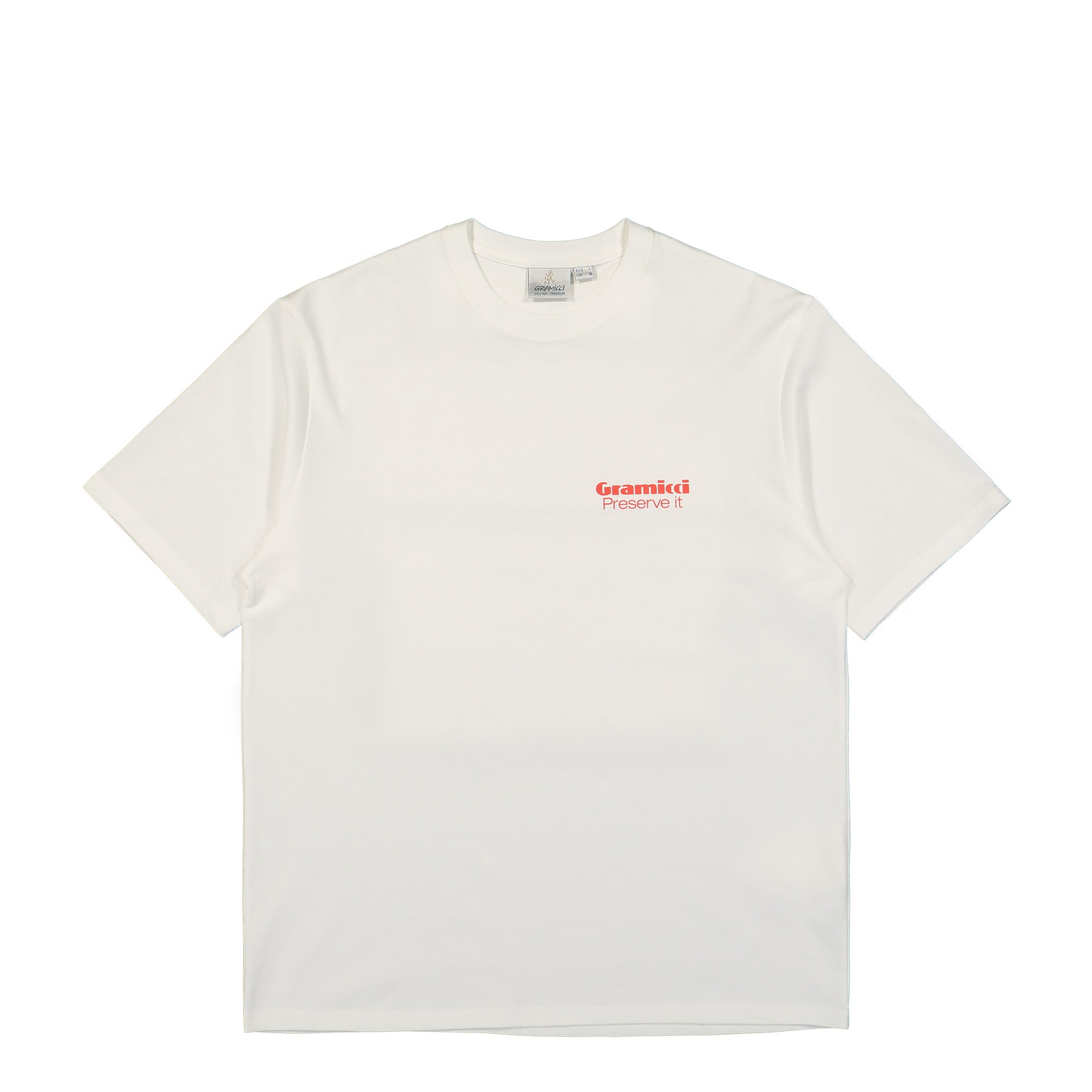 Gramicci Preserve It Tee White T-Shirts G4FU-T100 / White | Overkill