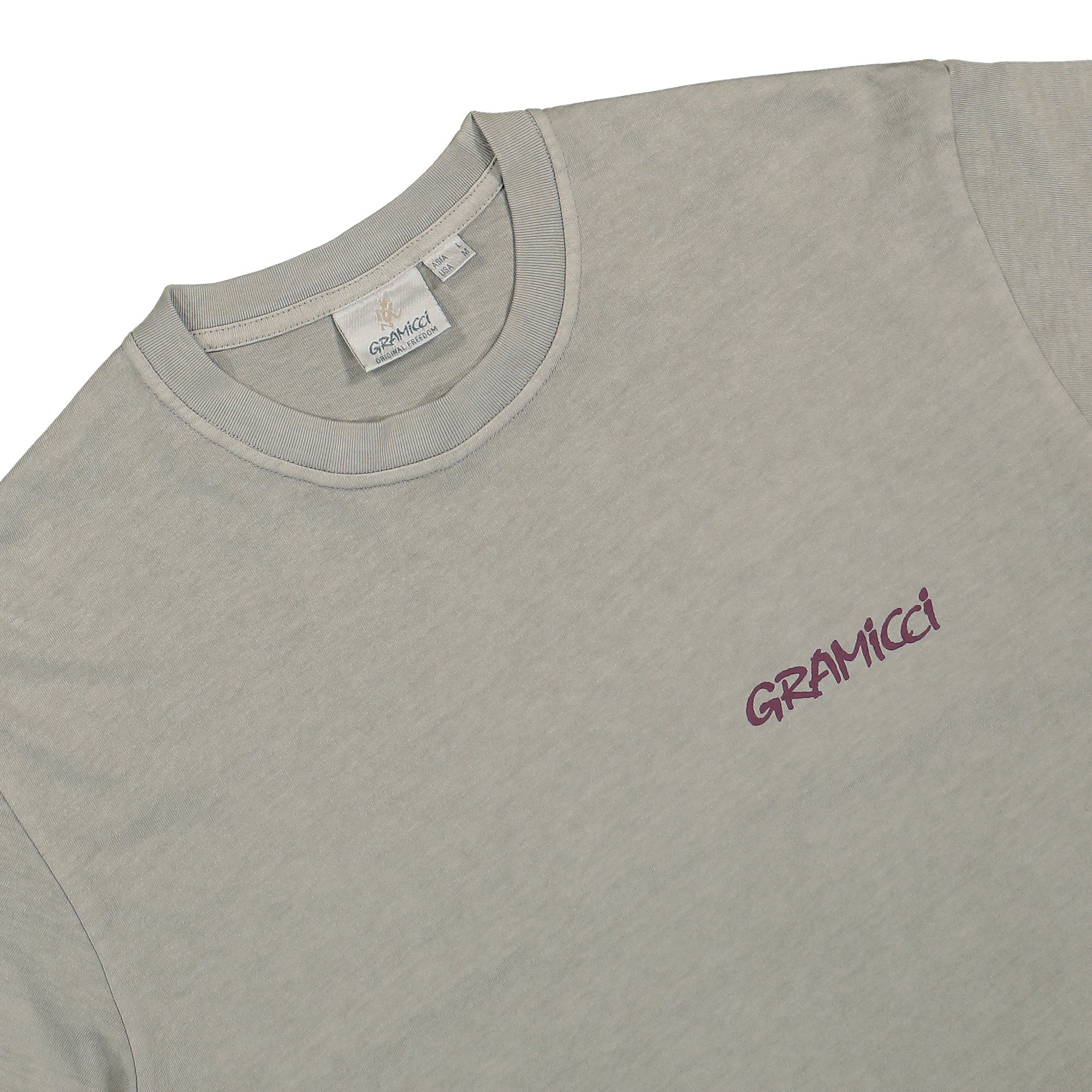 Gramicci Liberty Tee Pigment Slate T-Shirts Material | Overkill