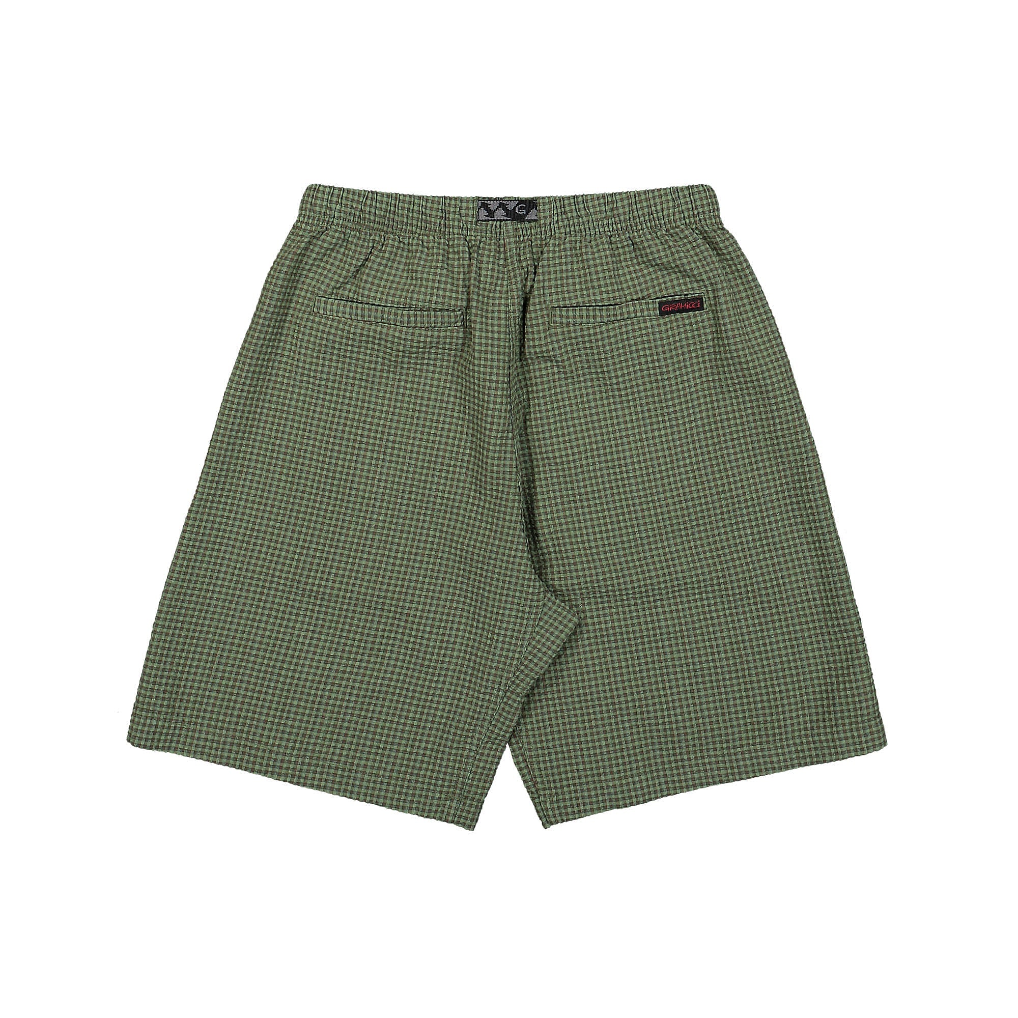 Gramicci O.G. Micro Plaid Seersucker G-Short Mint Shorts Material | Overkill