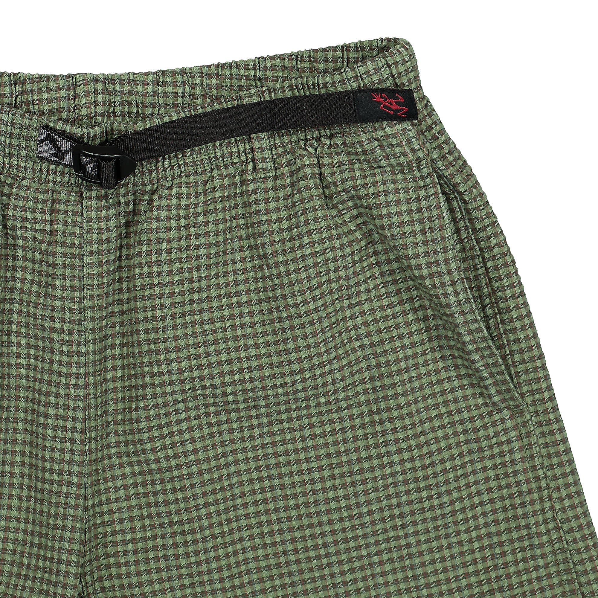Gramicci O.G. Micro Plaid Seersucker G-Short Mint Shorts Detailfoto | Overkill