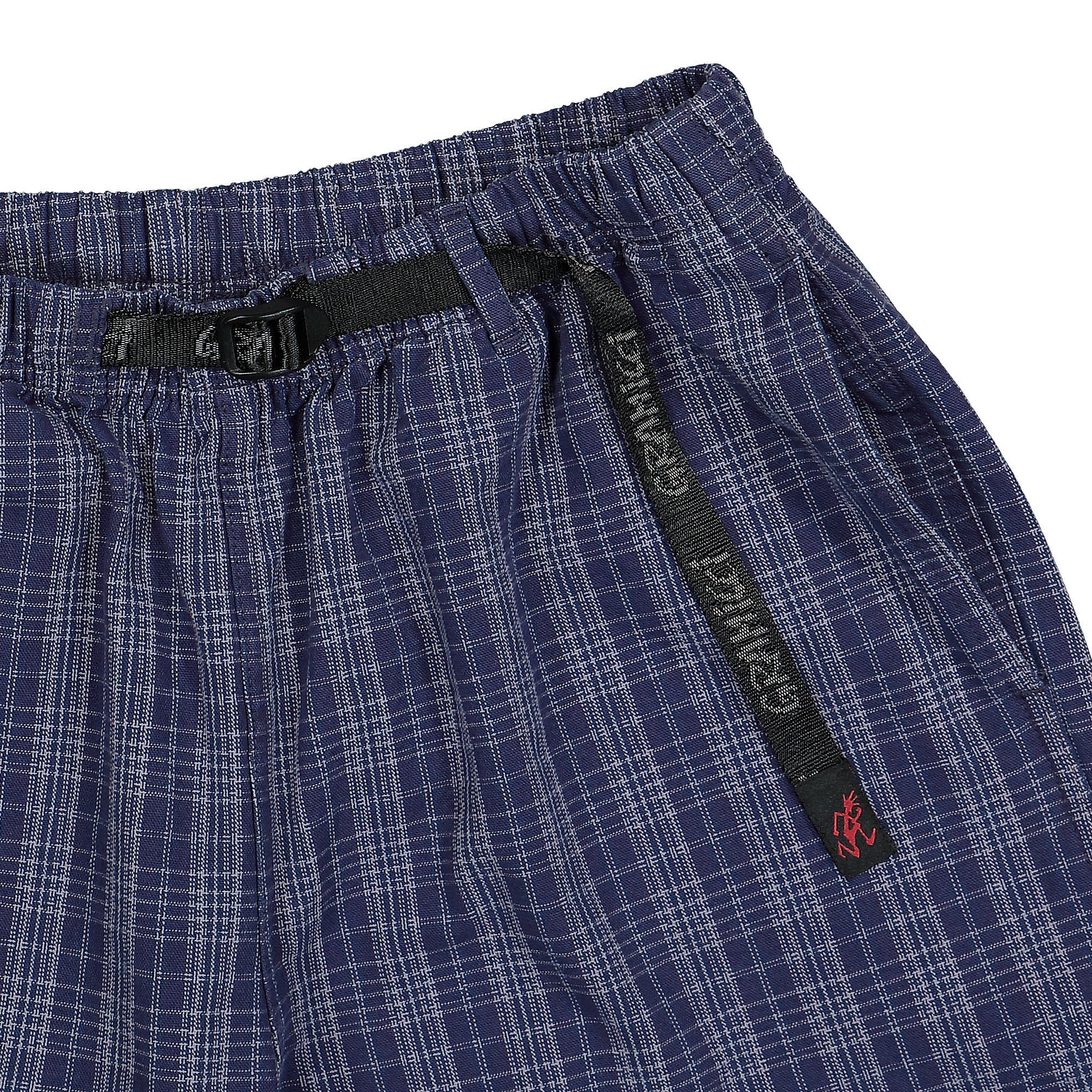 Gramicci O.G. Yarn Dye Dobby Plaid Jam Short Deep Twilight Shorts Detailfoto | Overkill