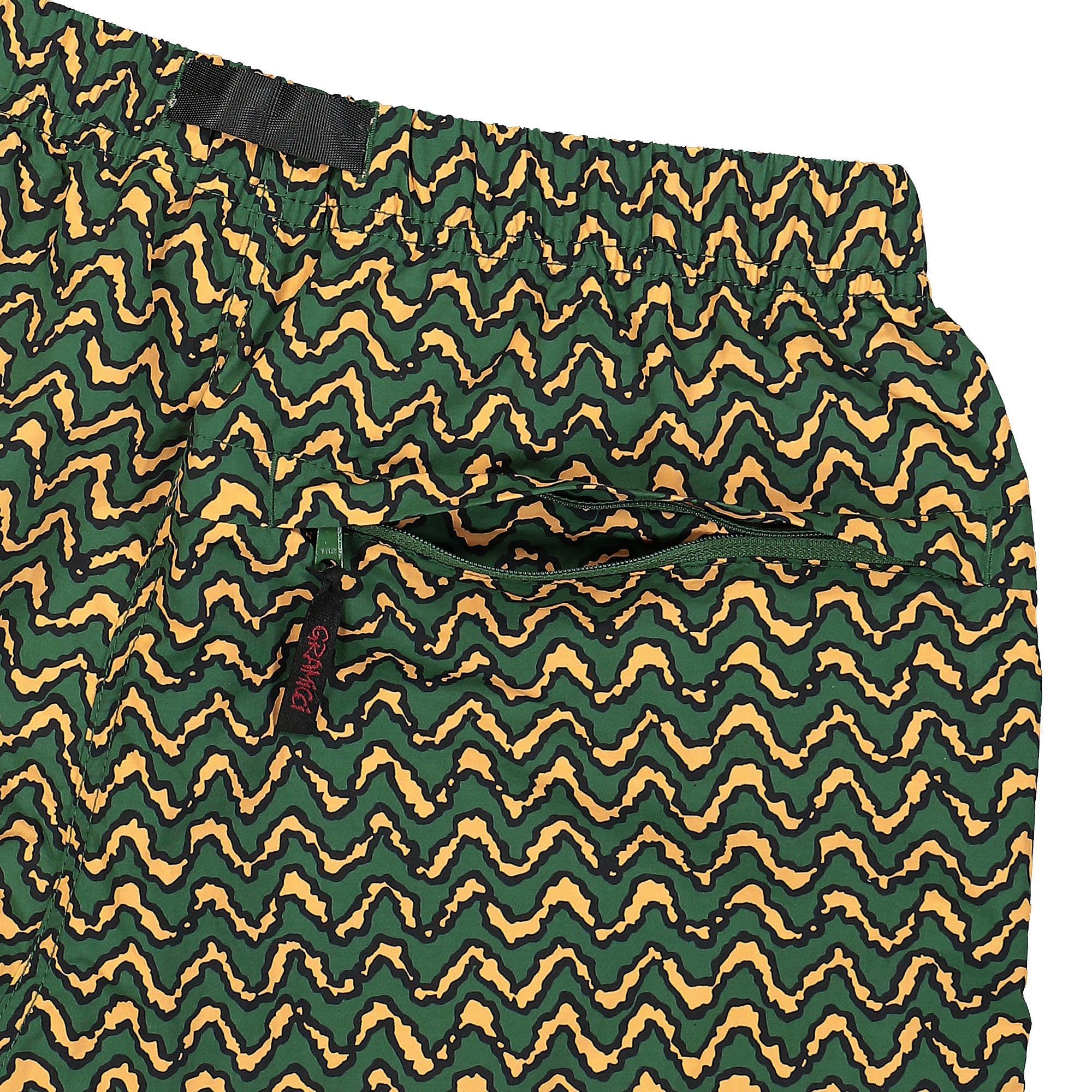 Gramicci Nylon Packable G-Short Zig-Zag Orange Shorts Detail view 1 | Overkill