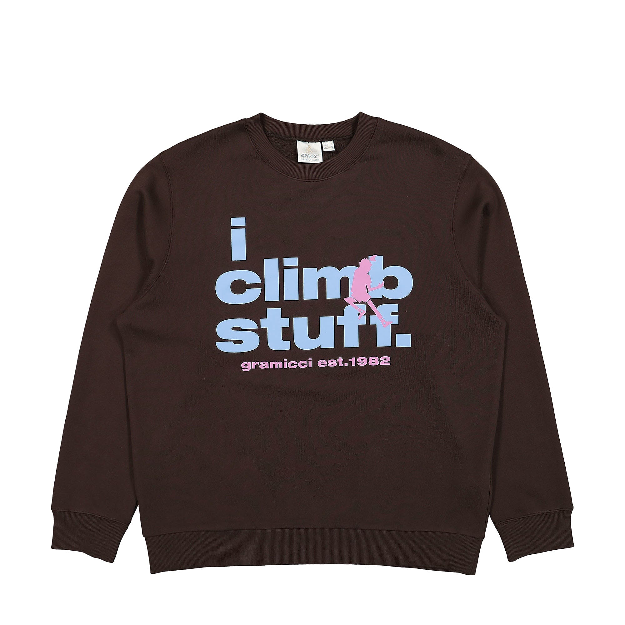 Gramicci I Climb Stuff Sweatshirt Deep Brown Sweatshirts G4SU-J093 / Deep Brown | Overkill