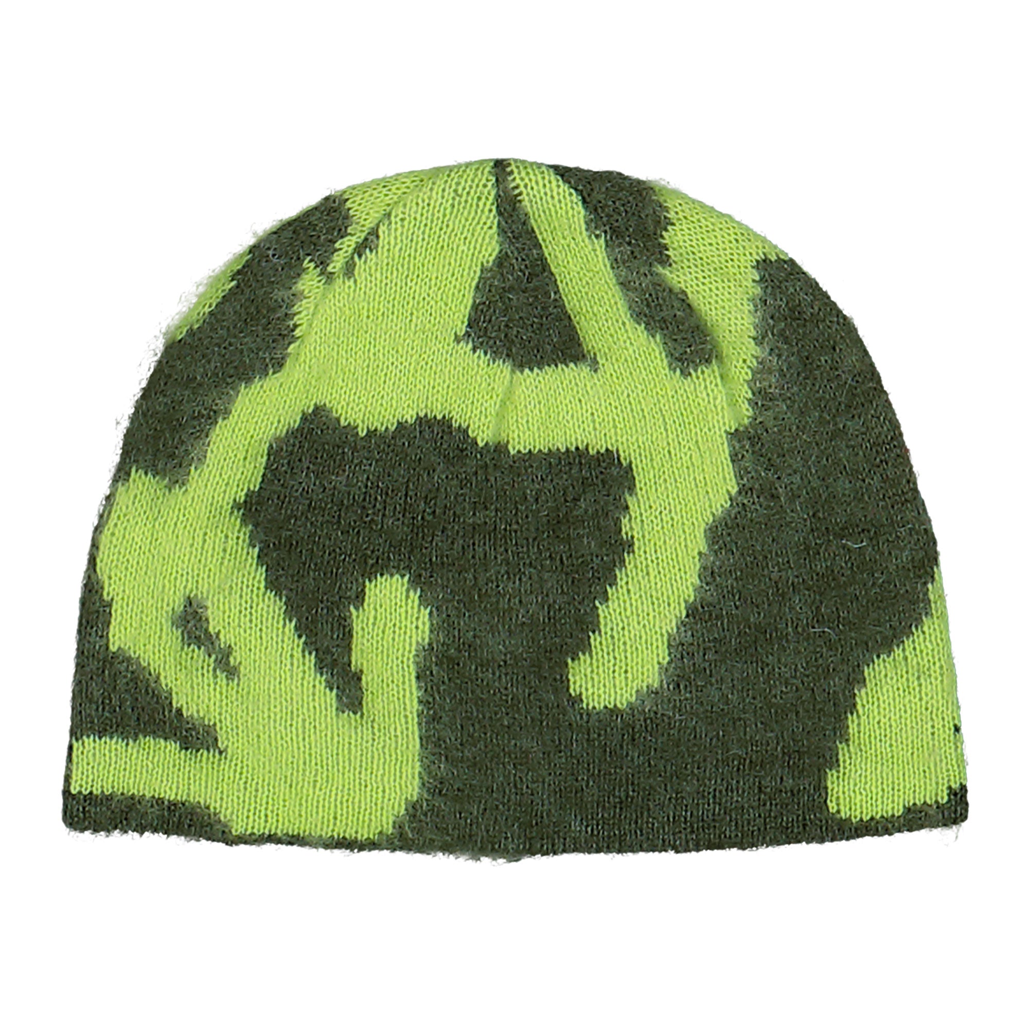Gramicci Mohair Burly Runningman Beanie Chartreuse Beanies G5FA-151 | Overkill