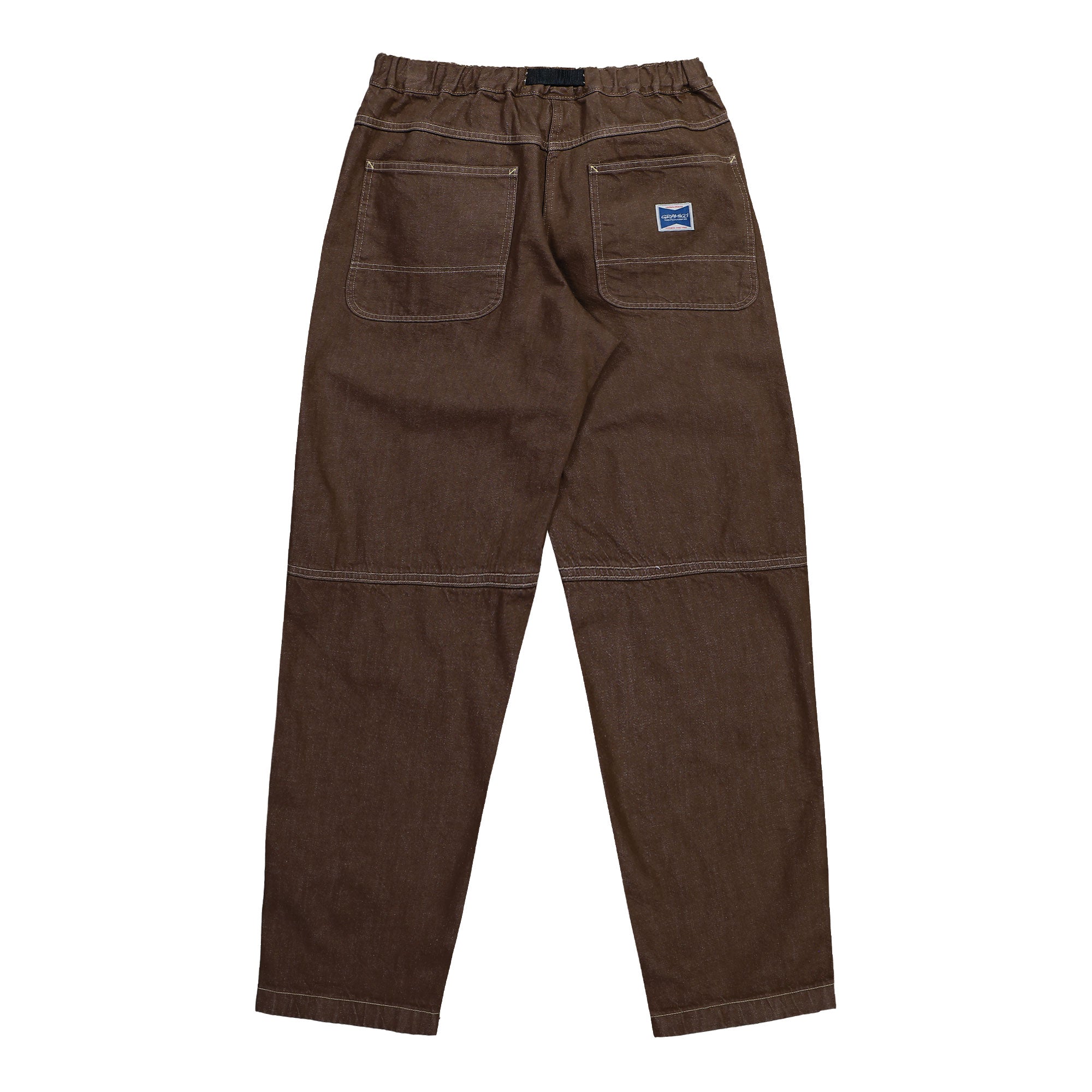 Gramicci Japanese Slub Denim Pant Amber Jeans G5FM-P026 Close-up | Overkill