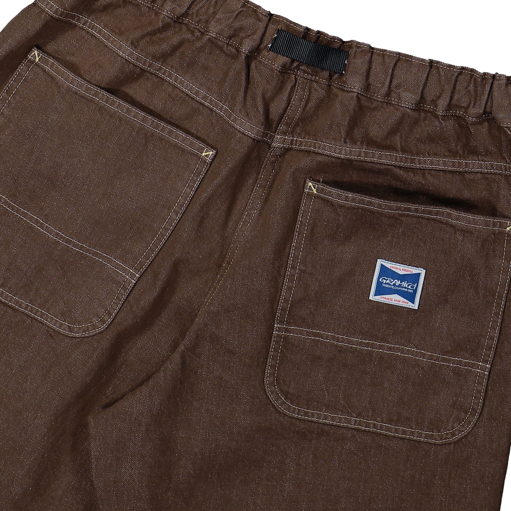 Gramicci Japanese Slub Denim Pant Amber Jeans G5FM-P026 Detail View 2 | Overkill