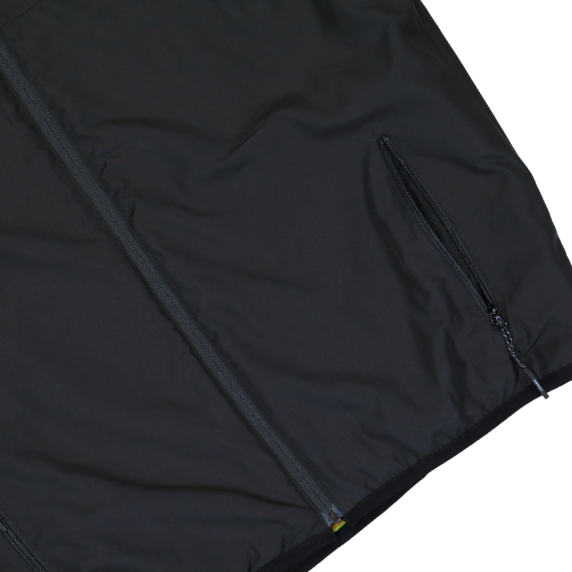 Gramicci Thermal Fleece Reversible Vest Chartreuse Stripe Vests G5FU-J005 Detail View 3 | Overkill