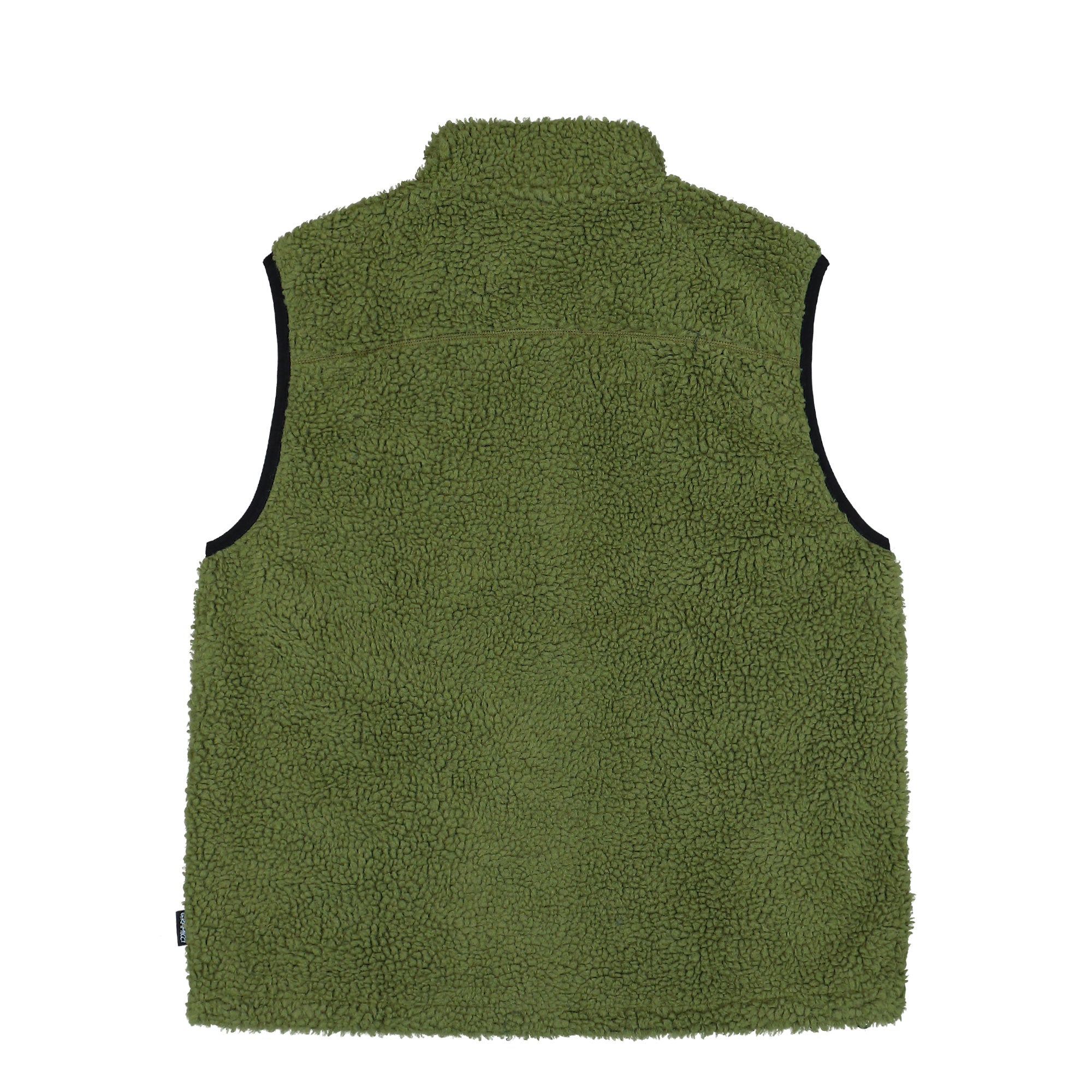 Gramicci Reversible Sherpa Vest Olive-Dusty Navy Vests G5FU-J015 Close-up | Overkill