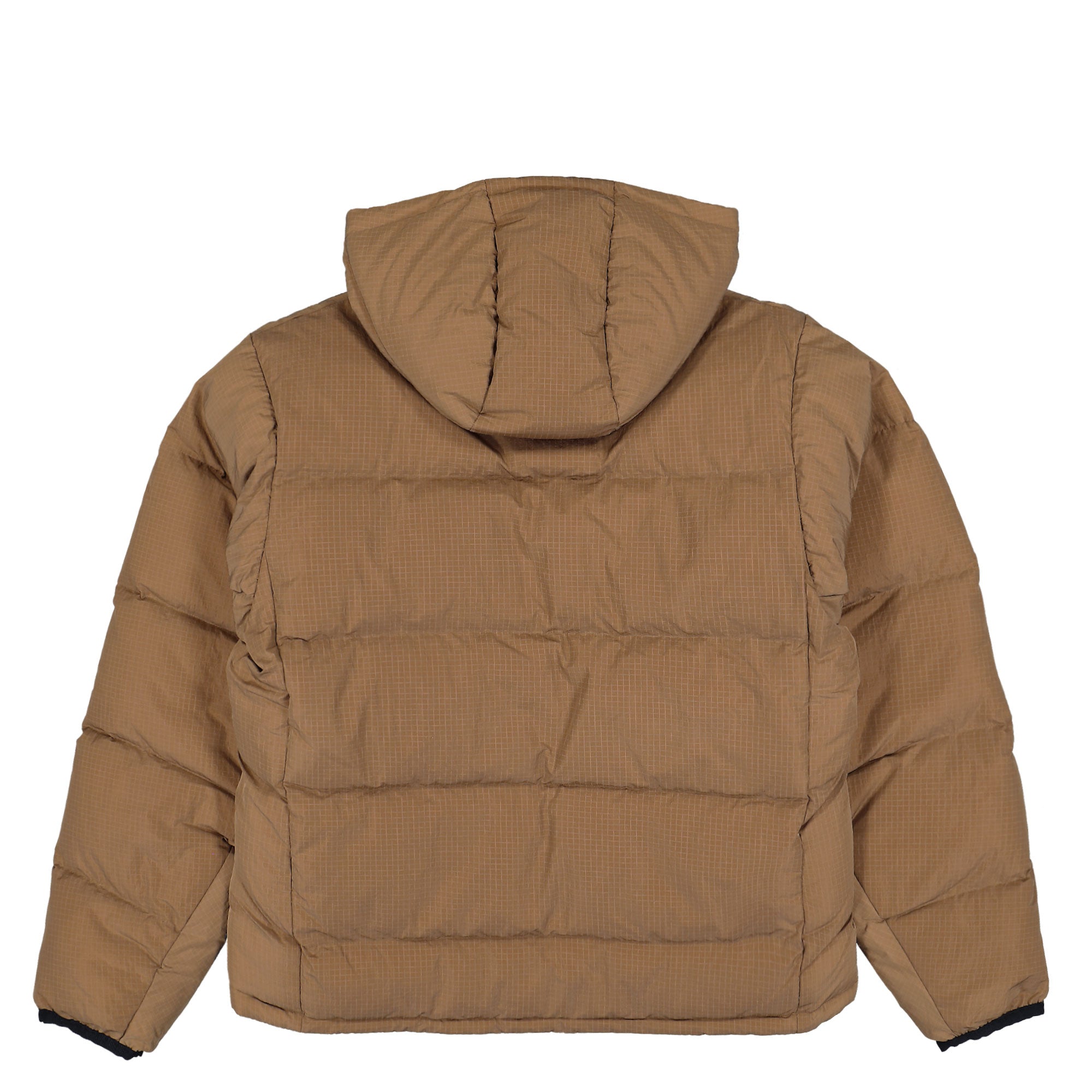Gramicci Down Puffer Hooded Jacket Brown Puffer Jackets G5FU-J017 Close-up | Overkill