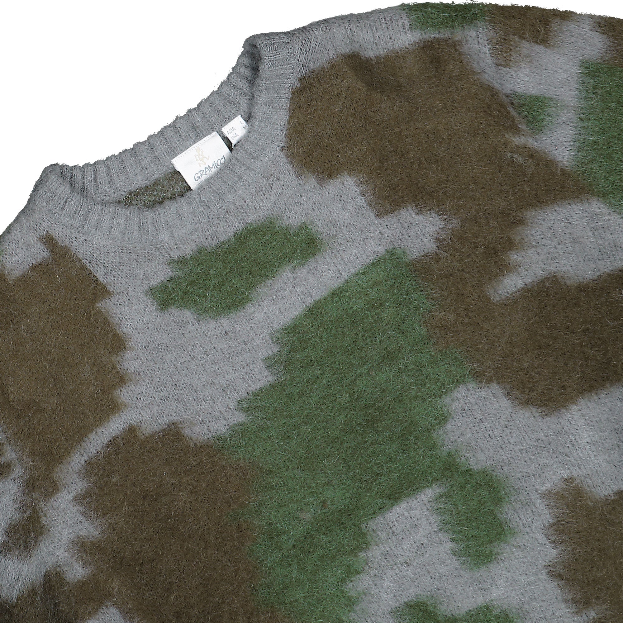Gramicci Mohair Sweater Jungle Digi Camo Sweatshirts G5FU-J024 Detailfoto | Overkill