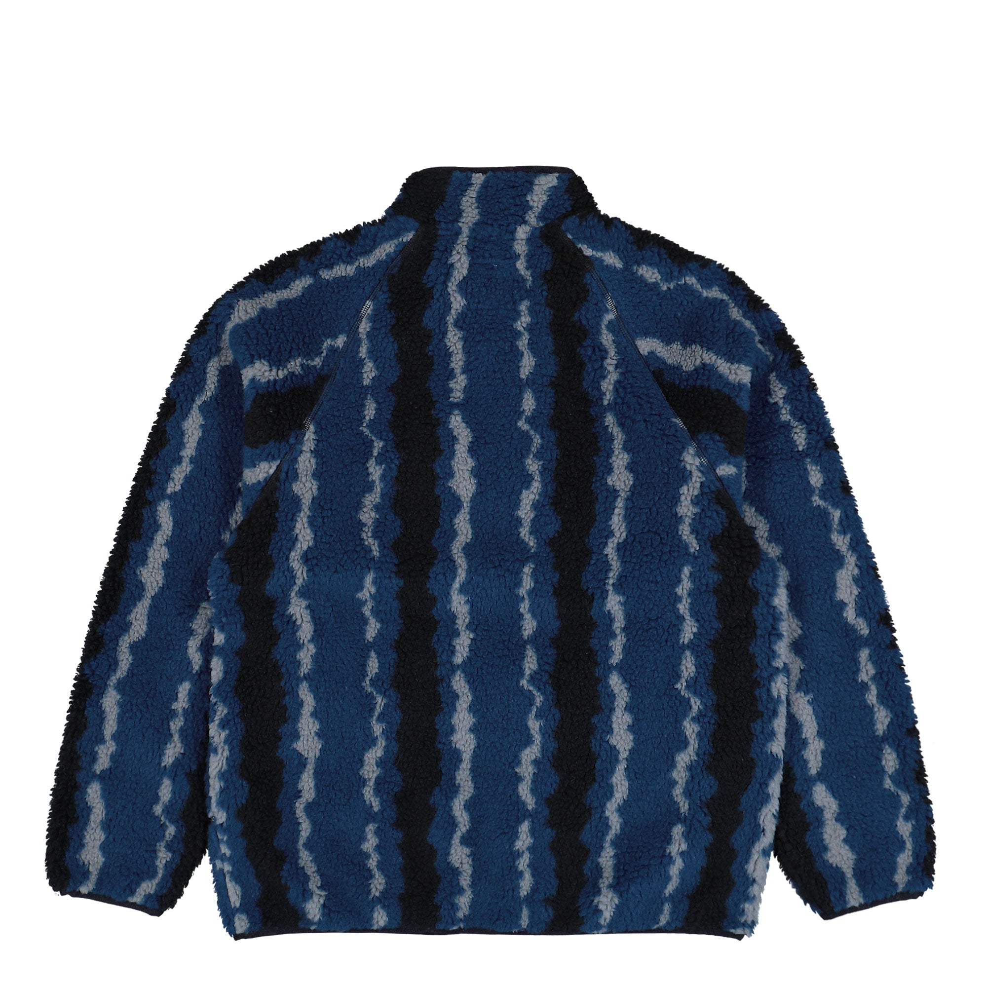 Gramicci Ripple Sherpa Jacket Navy Ripple Fleece Jackets G5FU-J043 Close-up | Overkill