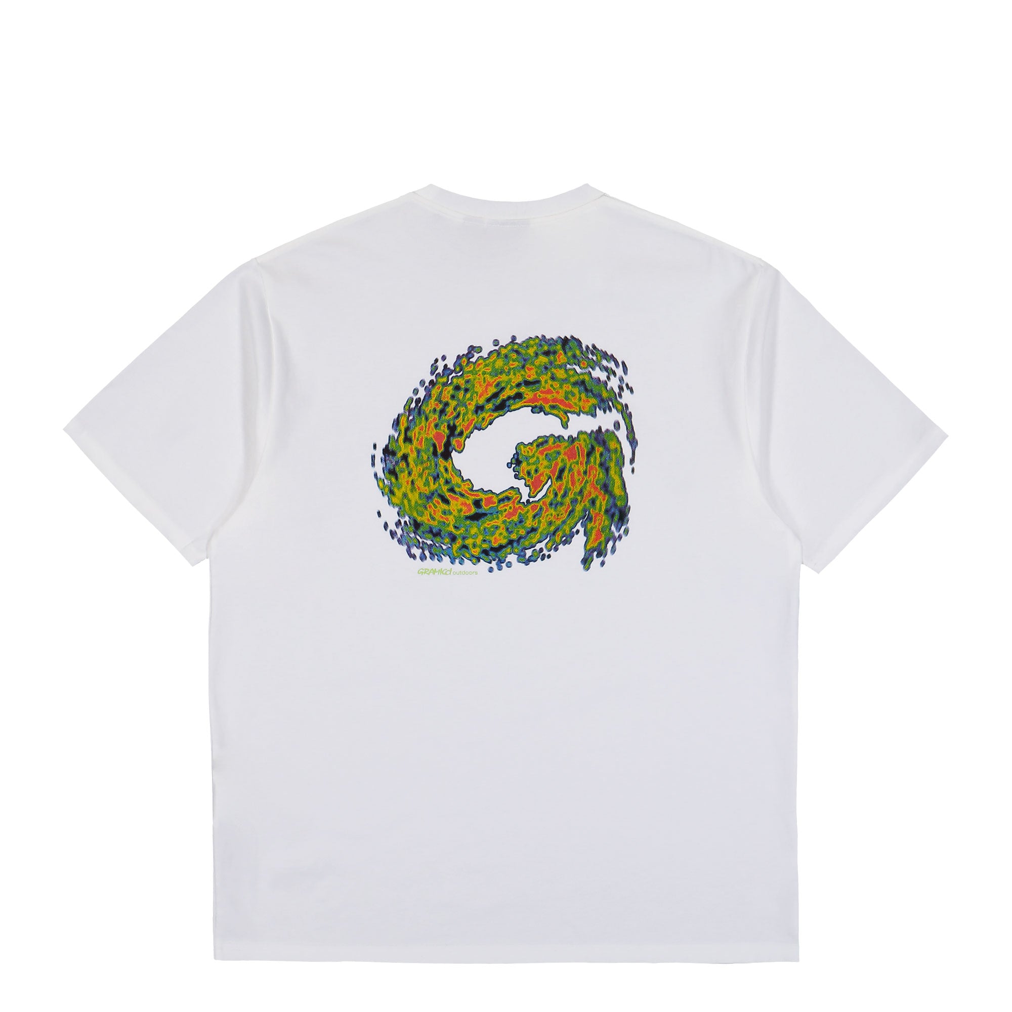 Gramicci Hurricane Tee White T-Shirts G5FU-T082 Close-up | Overkill