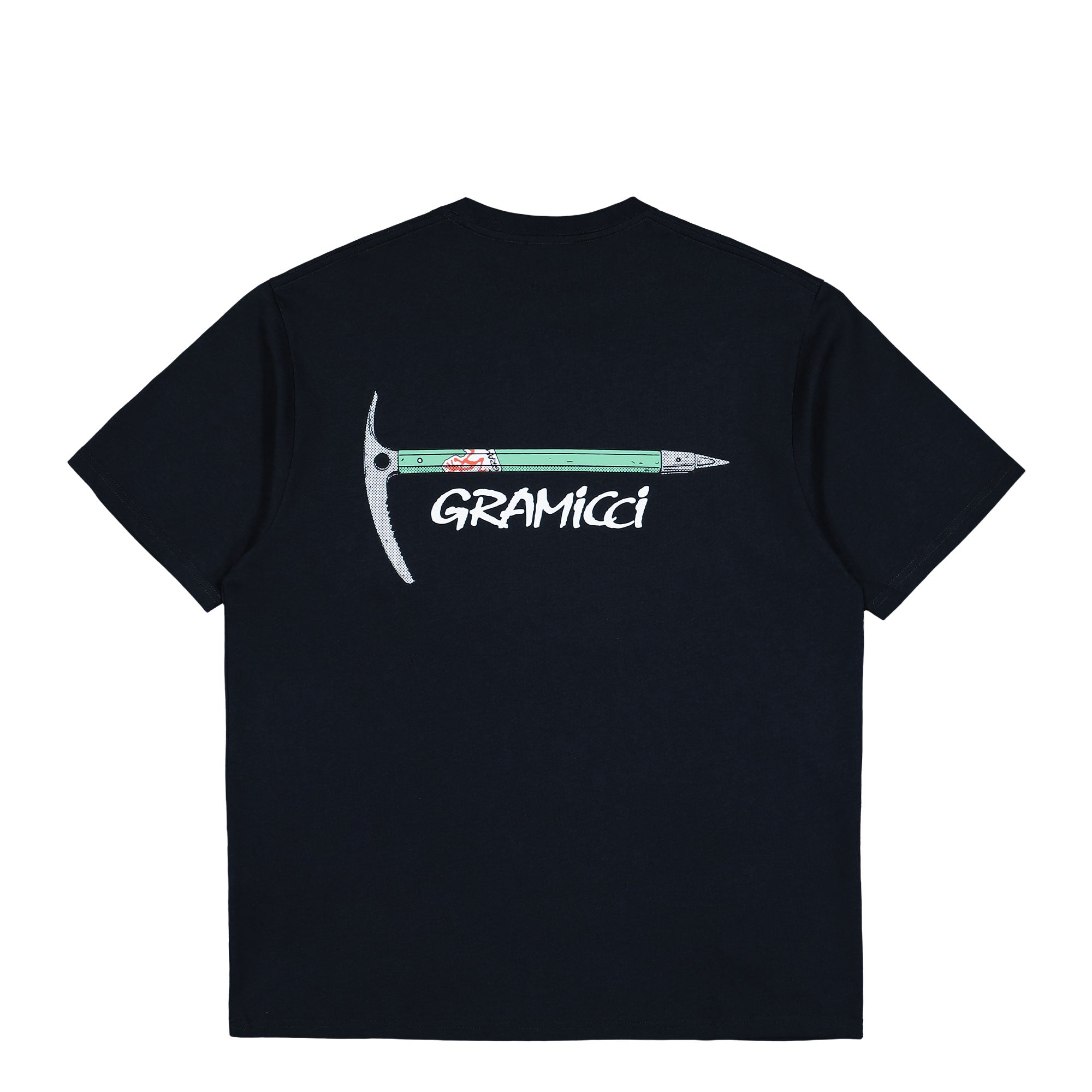 Gramicci Ice Axe Tee Vintage Black T-Shirts G5FU-T083 Close-up | Overkill