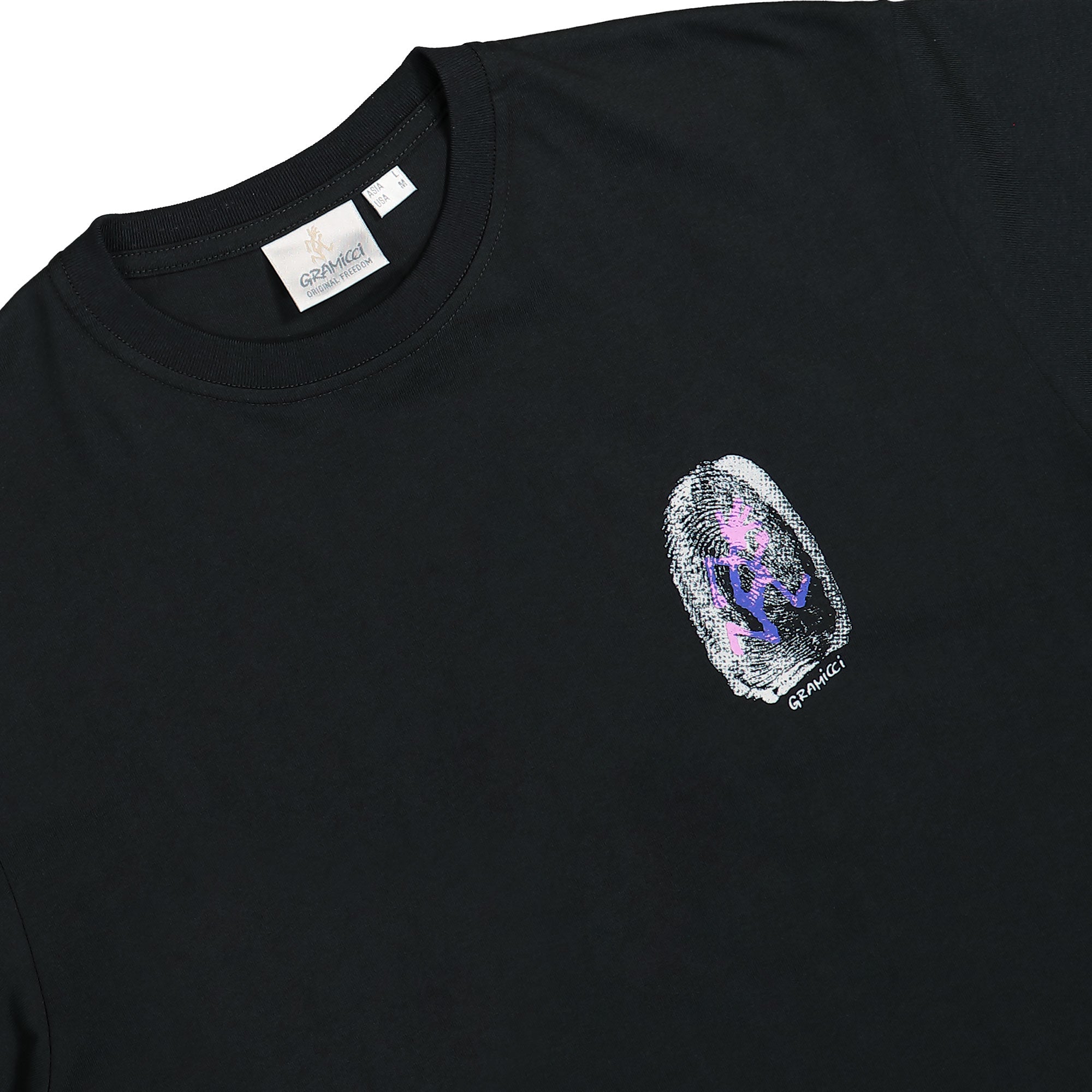 Gramicci Thumbprint Tee Vintage Black T-Shirts Material | Overkill