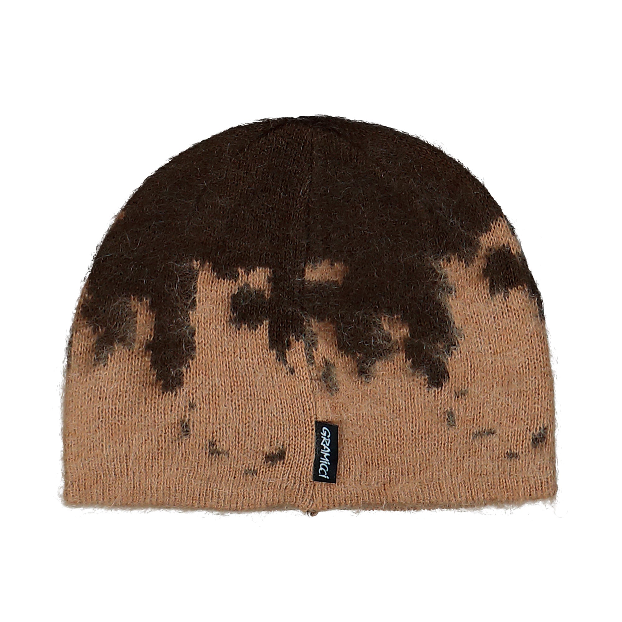Gramicci Mohair Splatter Beanie Taupe Splatter Beanie G6FA-039-Taupe Splatter Close-up | Overkill