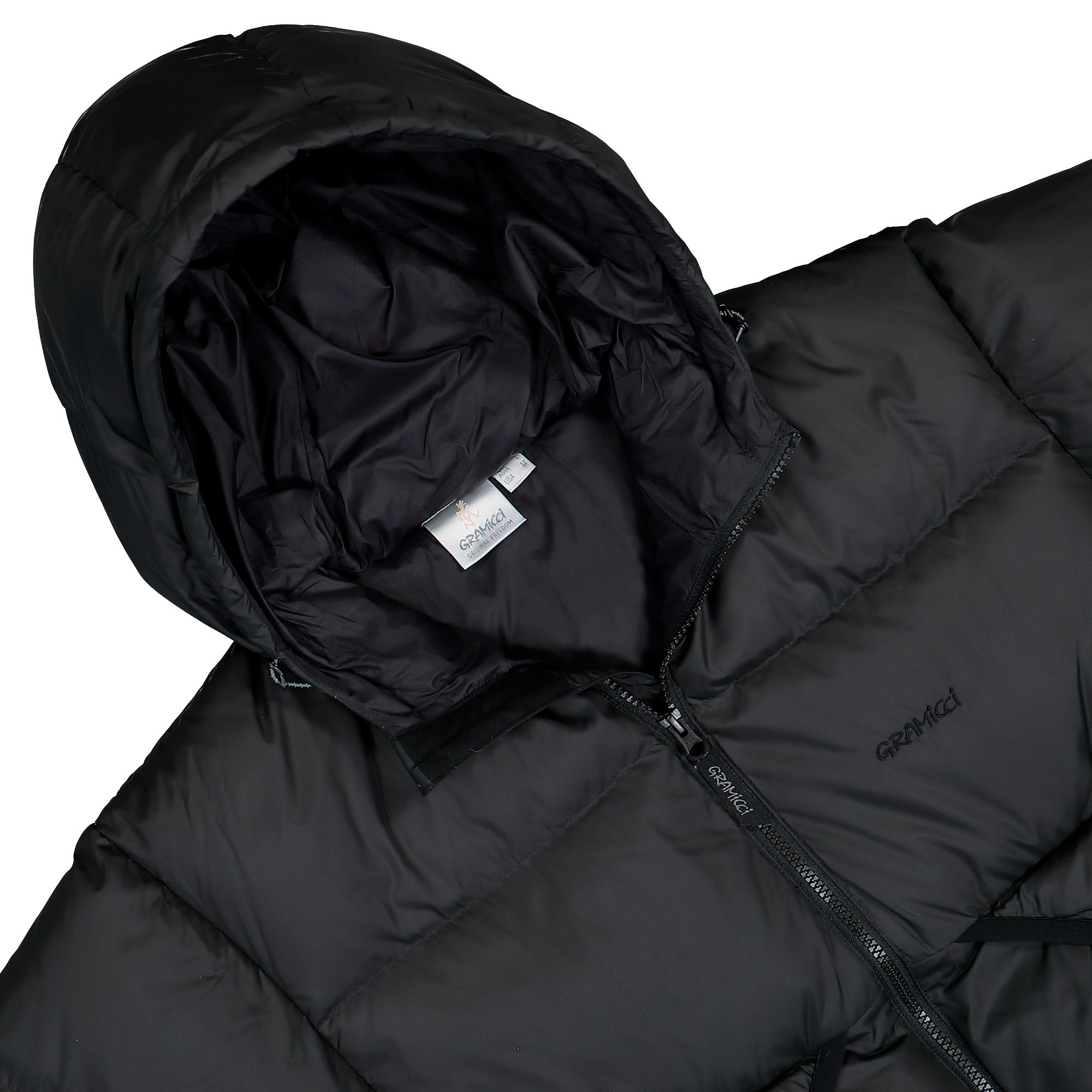 Gramicci Coldfront Hooded Down Jacket Black Bomber Jacket G6FM-J008-Black Detailfoto | Overkill