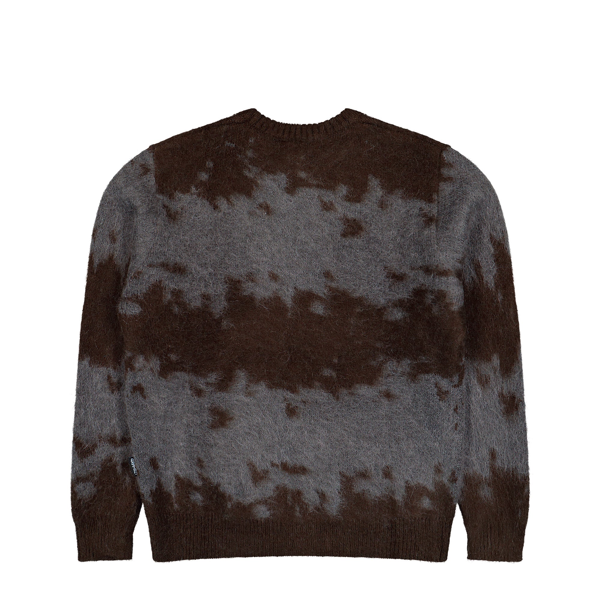 Gramicci Mohair Splatter Sweater Slate Splatter Sweatshirt G6FM-J037-Slate Splatter Close-up | Overkill