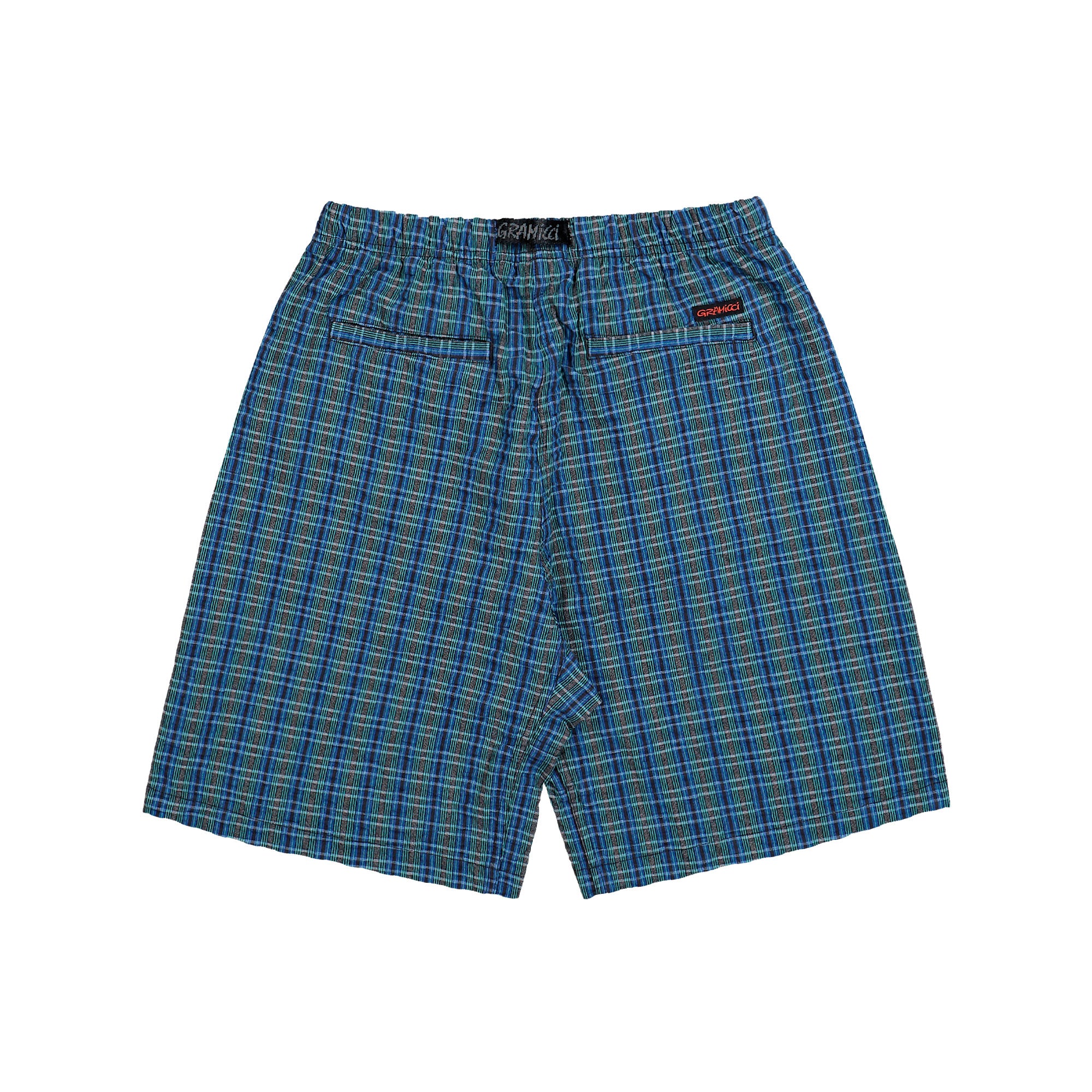 Gramicci O.G. Seersucker Plaid G-Short Multi Stripe Shorts G6SM-P022 Close-up | Overkill