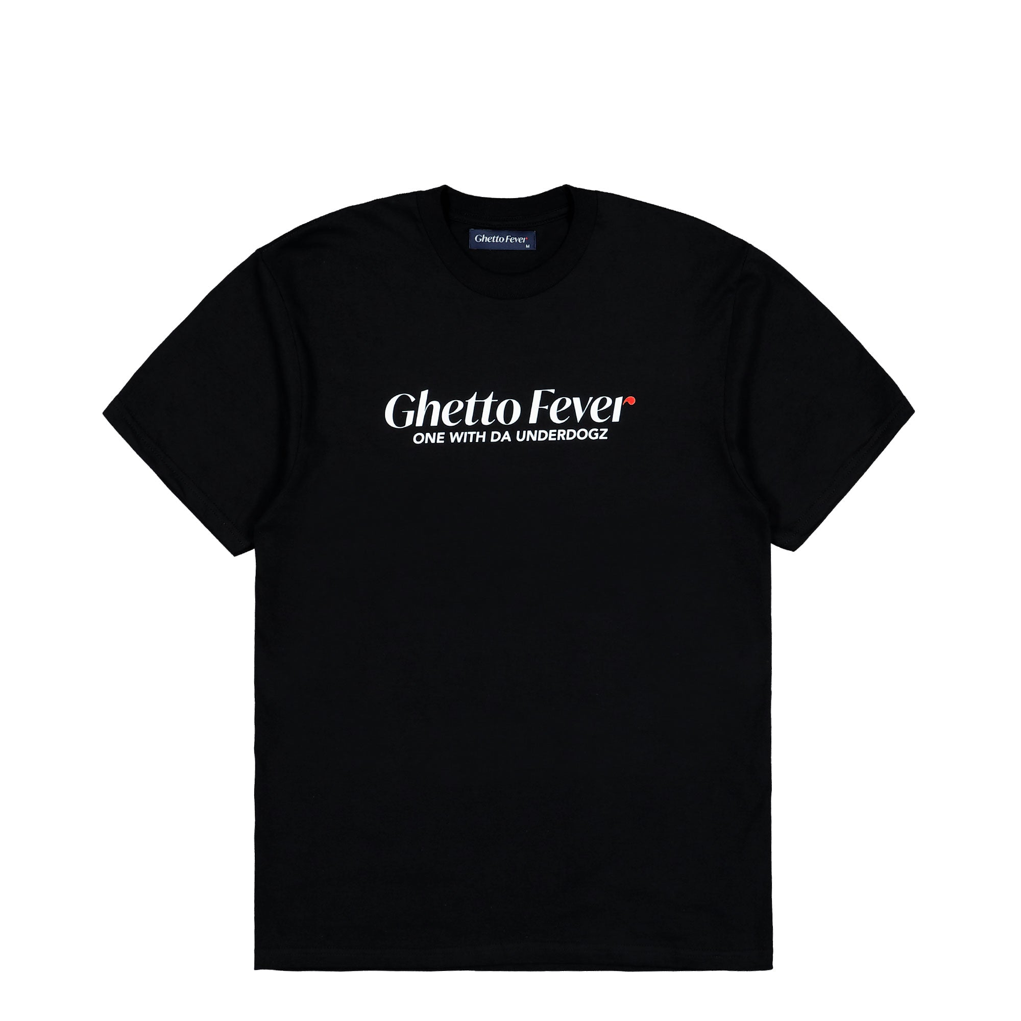 Ghetto Fever Classic Logo T-Shirt Black T-Shirts GF-CLLO-T | Overkill