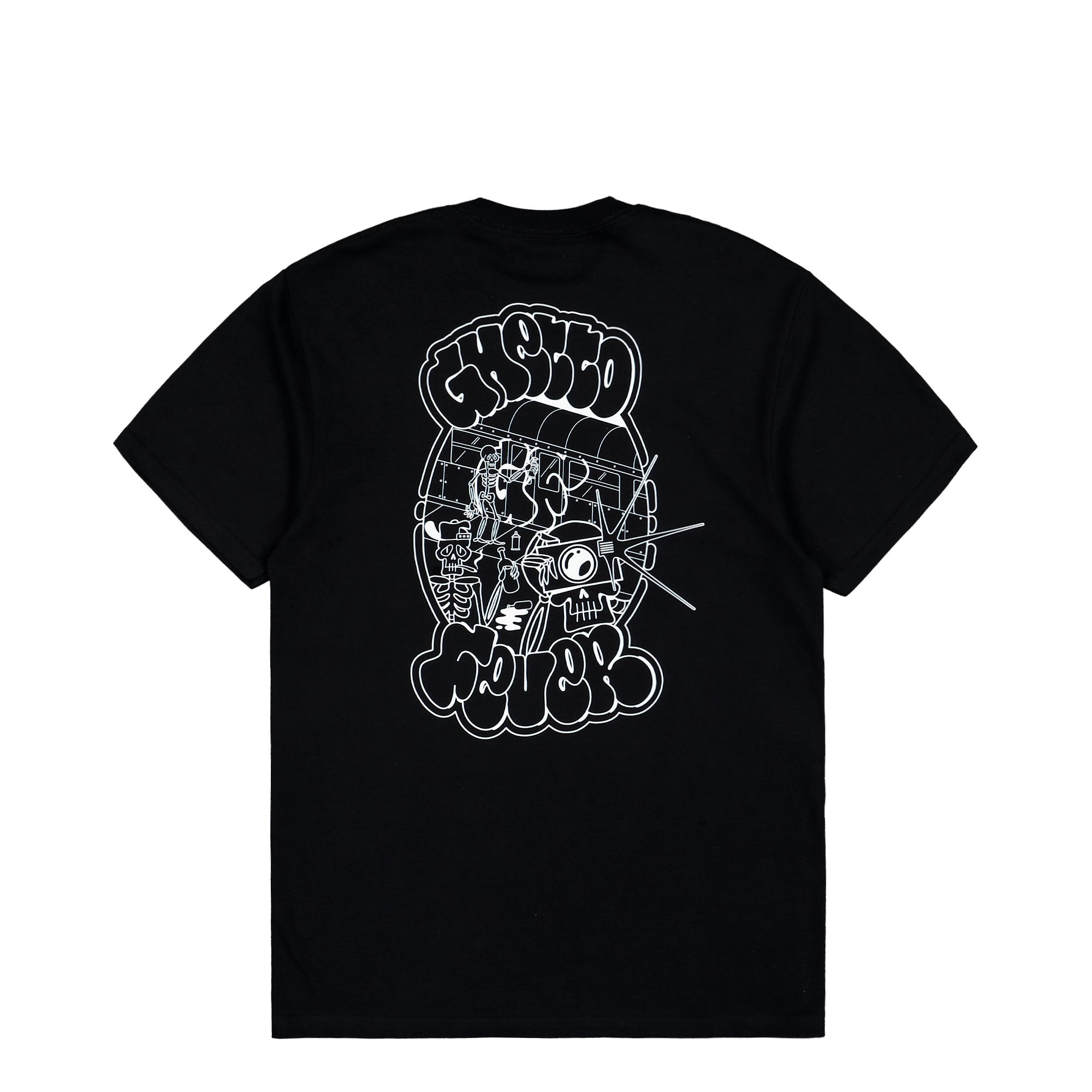 Ghetto Fever Classic Logo T-Shirt Black T-Shirts Close-up | Overkill
