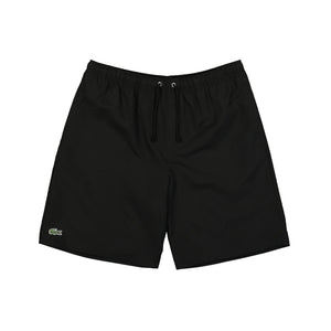 Lacoste Solid Diamond Weave Taffeta Shorts Black Shorts GH353T-00 031 | Overkill