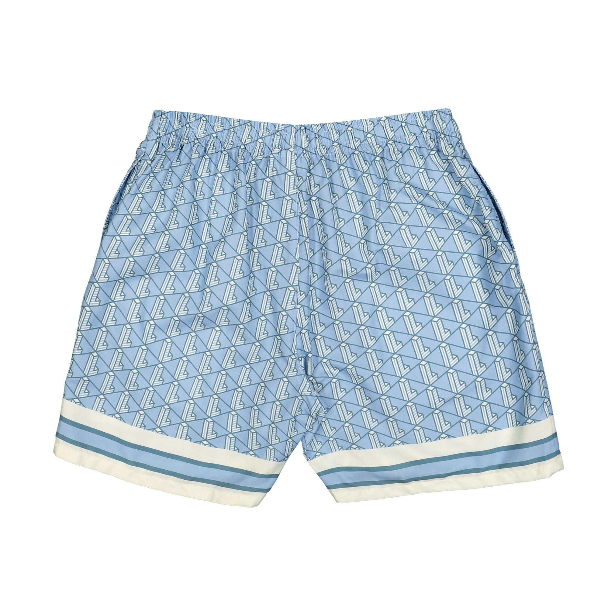 Lacoste Lightweight Monogram Shorts Blue / White Shorts Material | Overkill