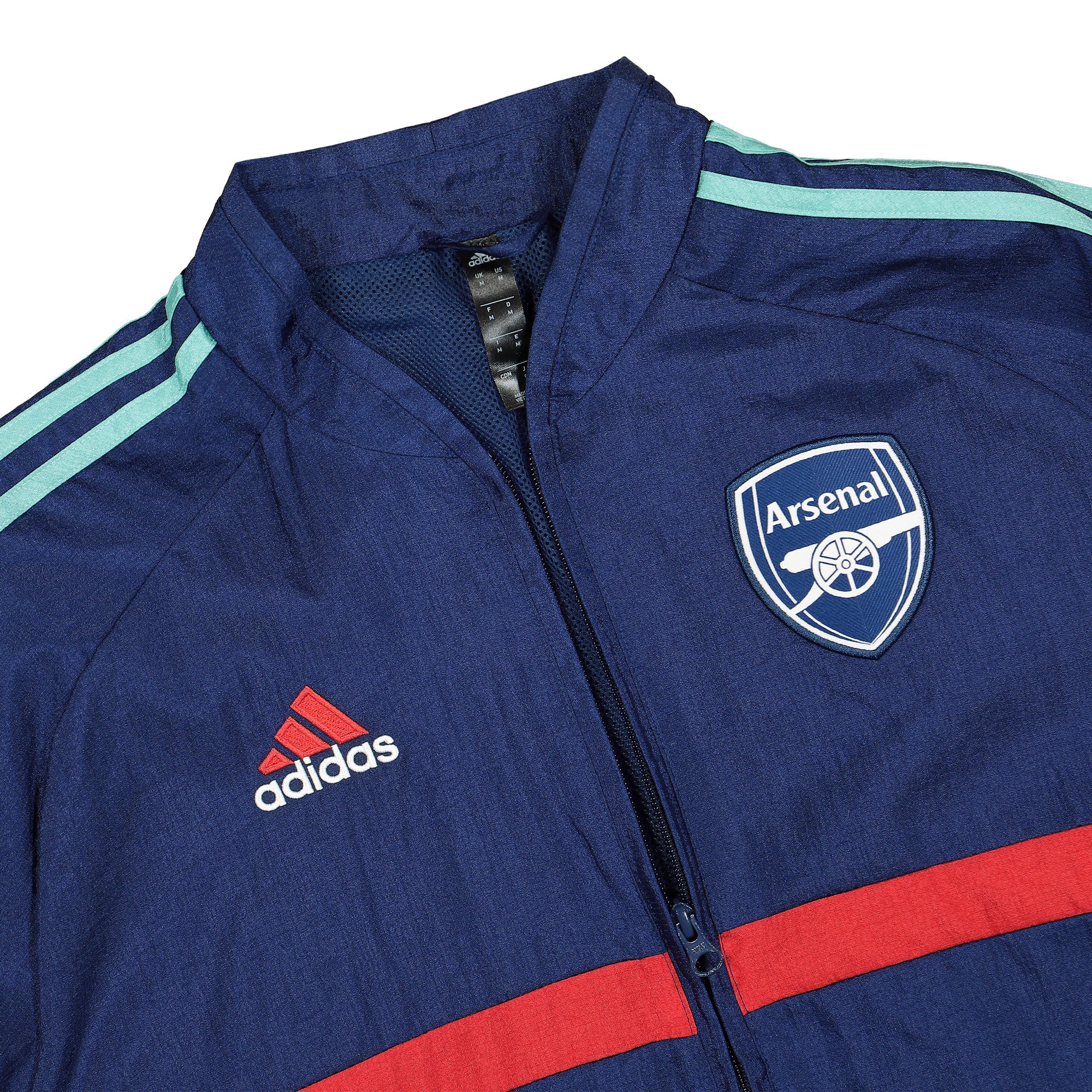 adidas FC Arsenal Icon Woven Jacket Mystery Blue Jackets Material | Overkill