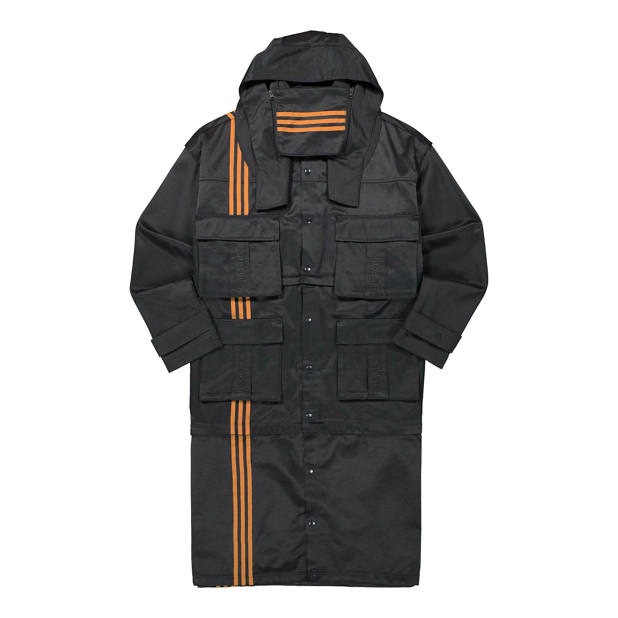 Ivy Park x adidas 3 Stripe Convertible Jacket Black Jackets GU3988 | Overkill