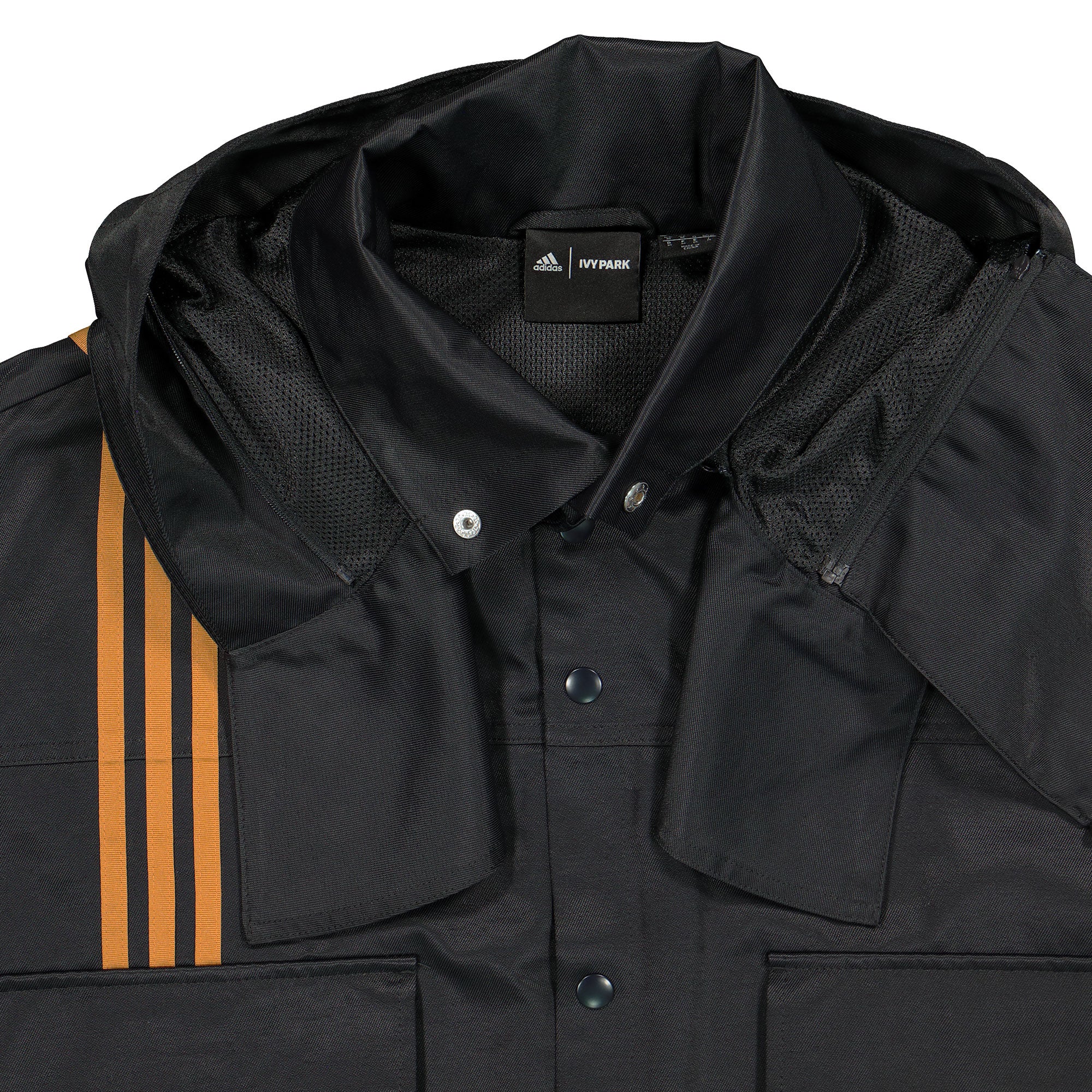 Ivy Park x adidas 3 Stripe Convertible Jacket Black Jackets GU3988 Detailfoto | Overkill