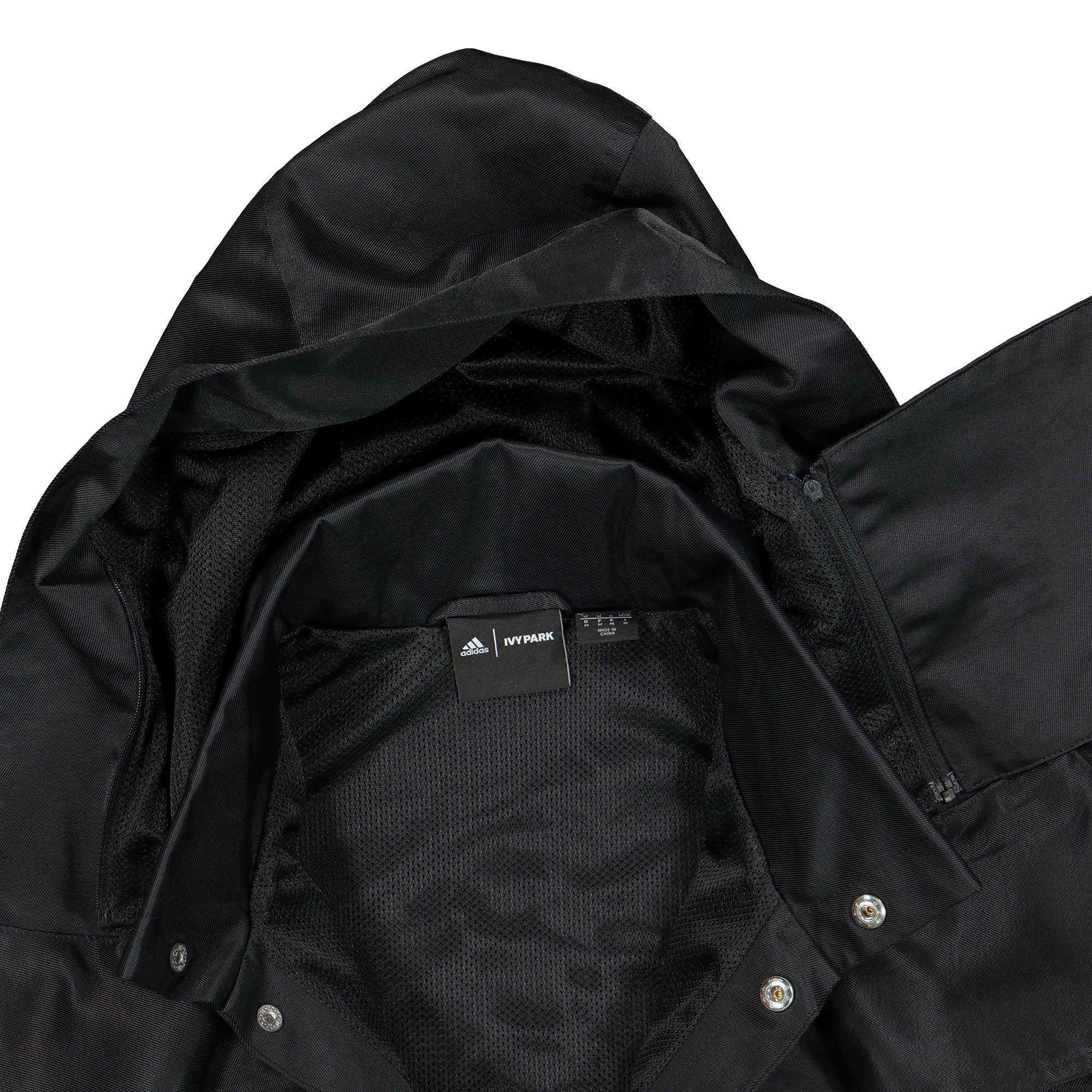 Ivy Park x adidas 3 Stripe Convertible Jacket Black Jackets GU3988 Detail View 1 | Overkill