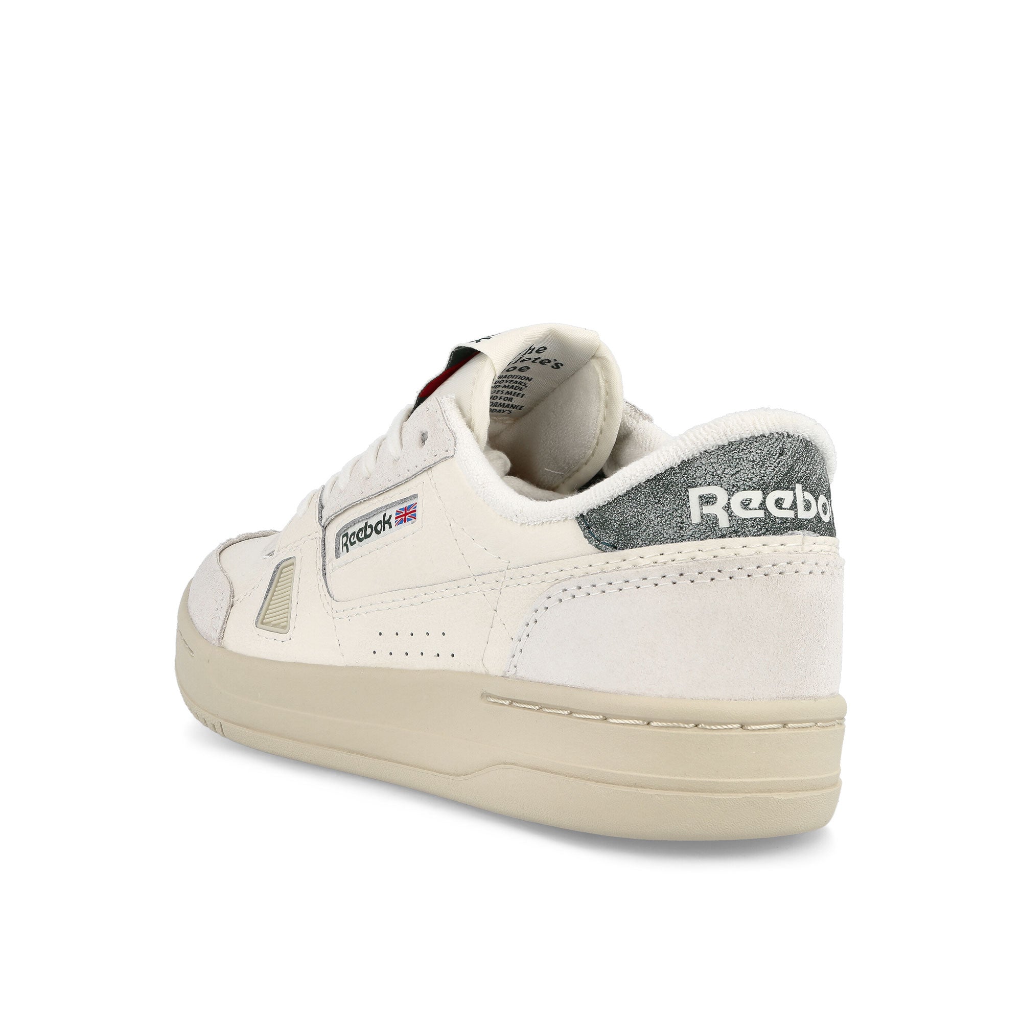 Reebok LT Court Chalk-Alabaster-Forest Green Sneakers Material | Overkill