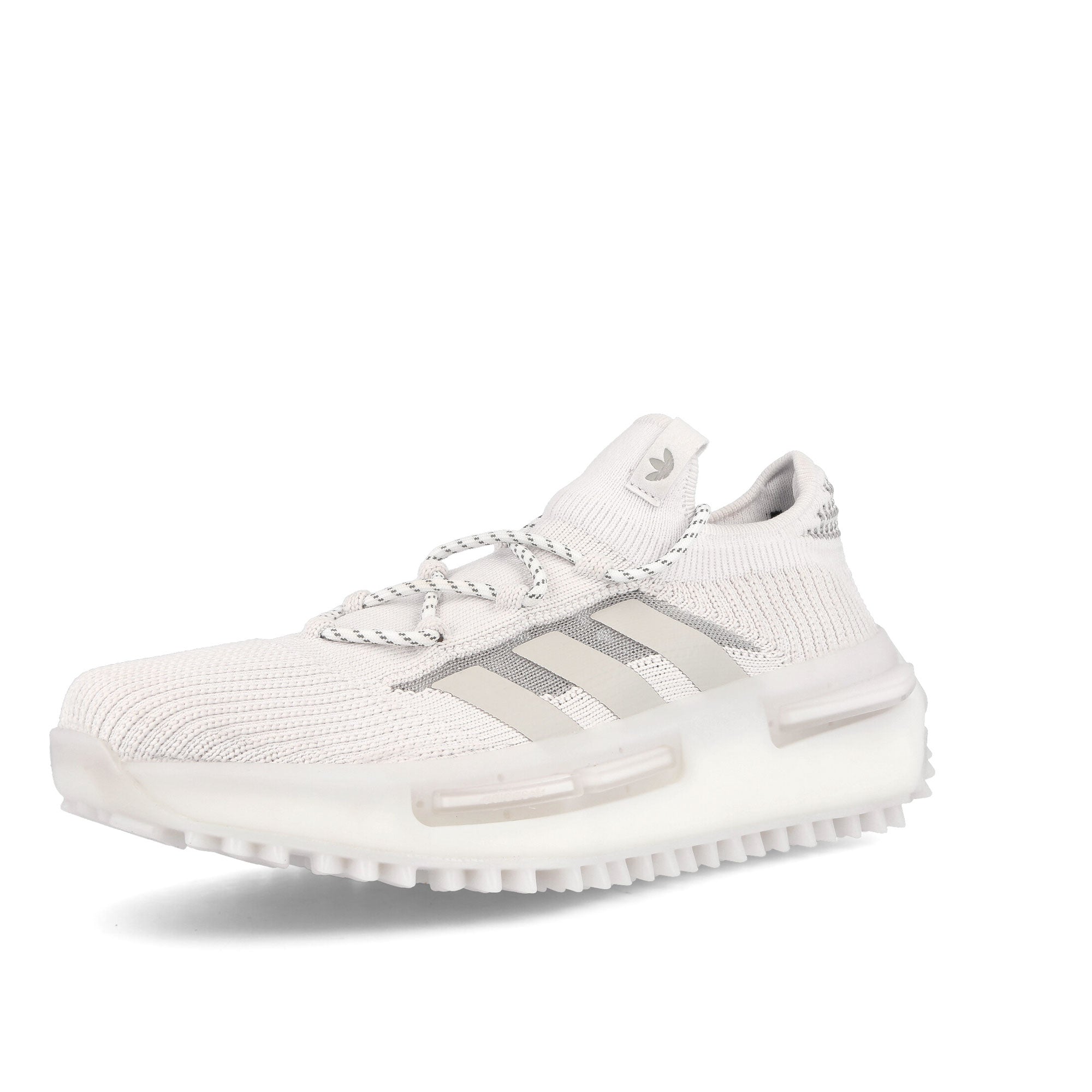 adidas NMD_S1 Footwear White / Grey One / Core Black Sneakers Close Up | Overkill